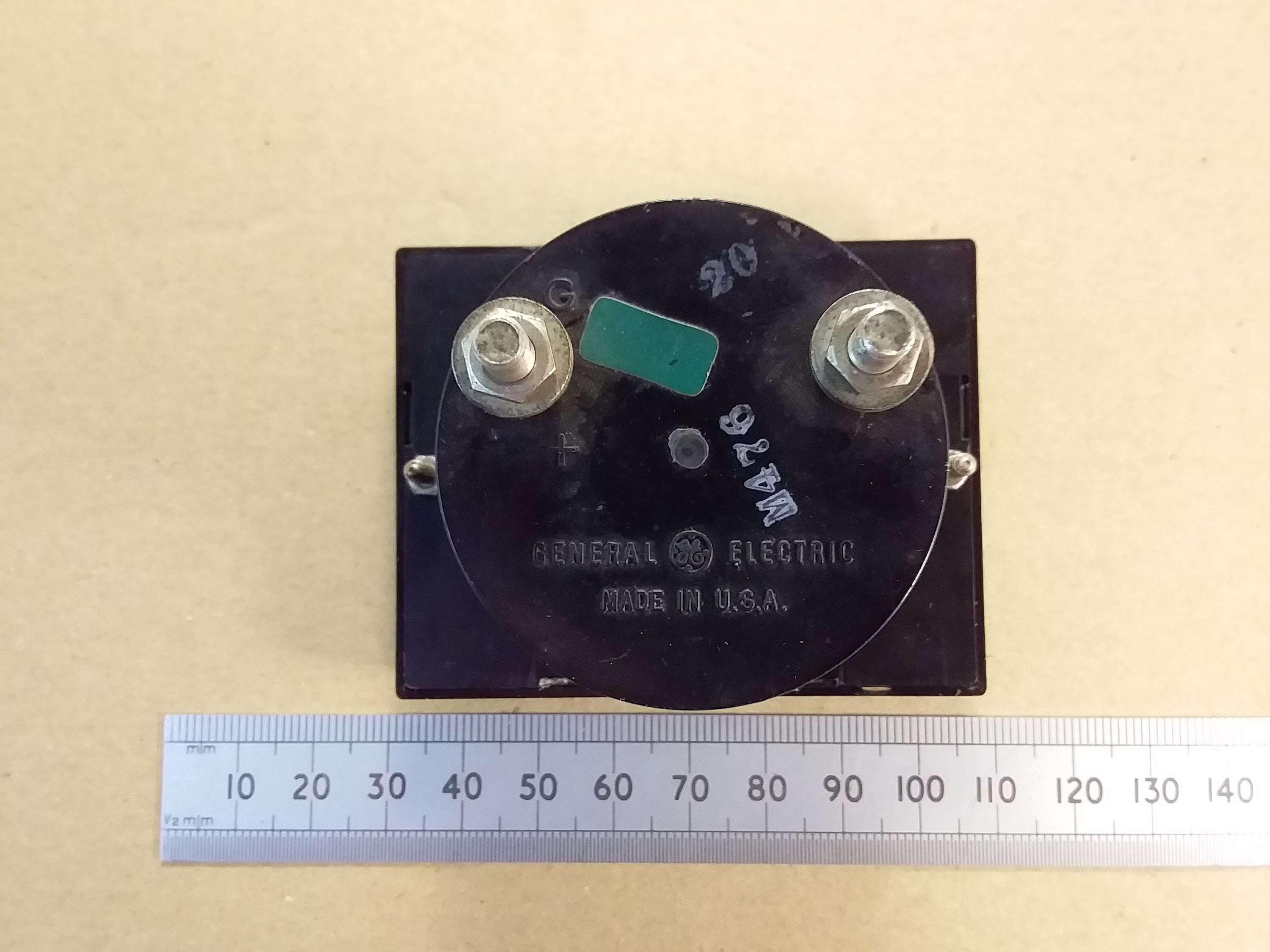 Plus Minus 10V Meter Moving Coil by General Electric +/- 10 Volts