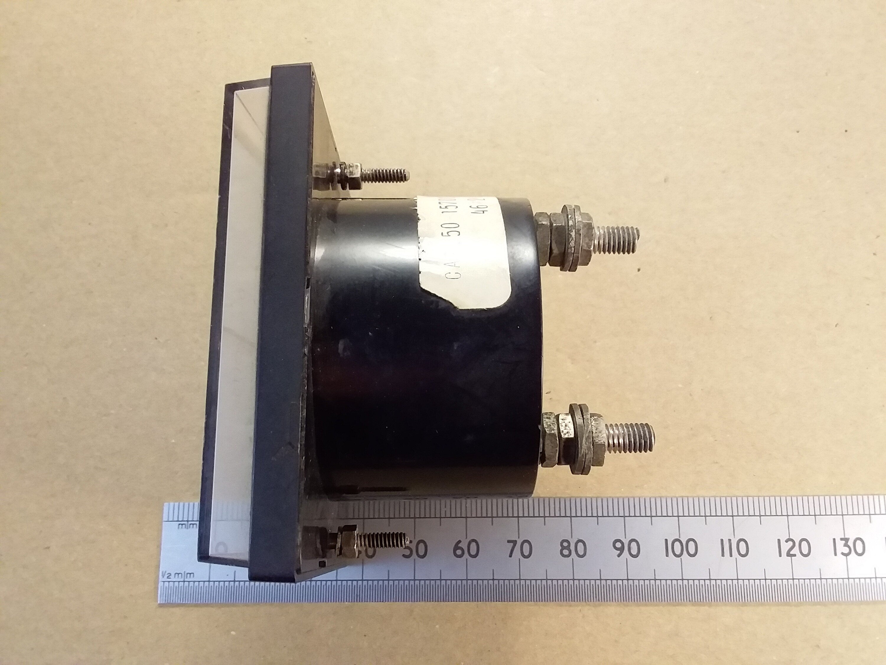 Plus Minus 10V Meter Moving Coil by General Electric +/- 10 Volts