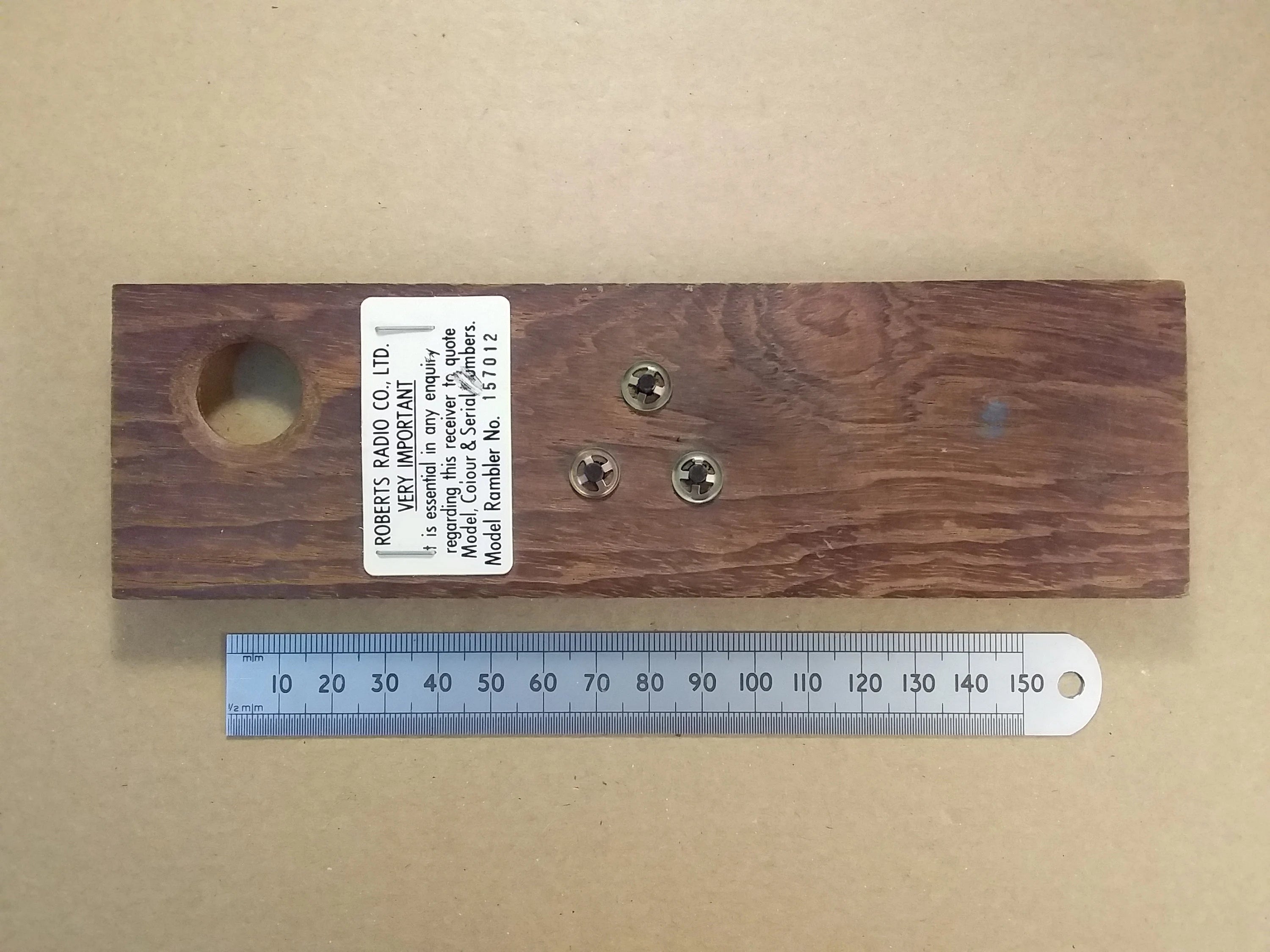 Roberts Radio Battery Compartment Covers with Rotating Bases For Various Radios