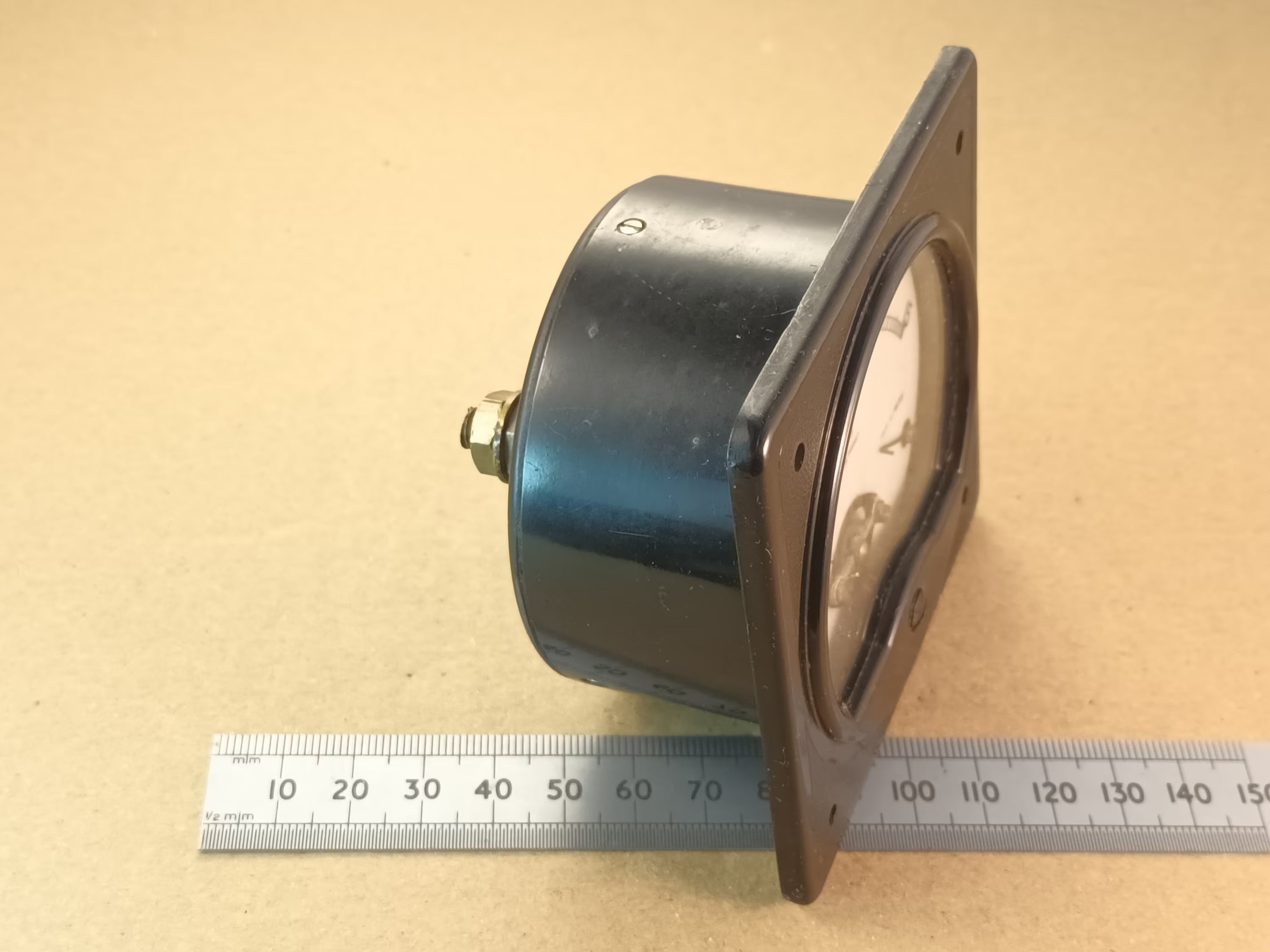 15 Amp Square Aircraft Ammeter A.C. Ampmeter, Alternating Current