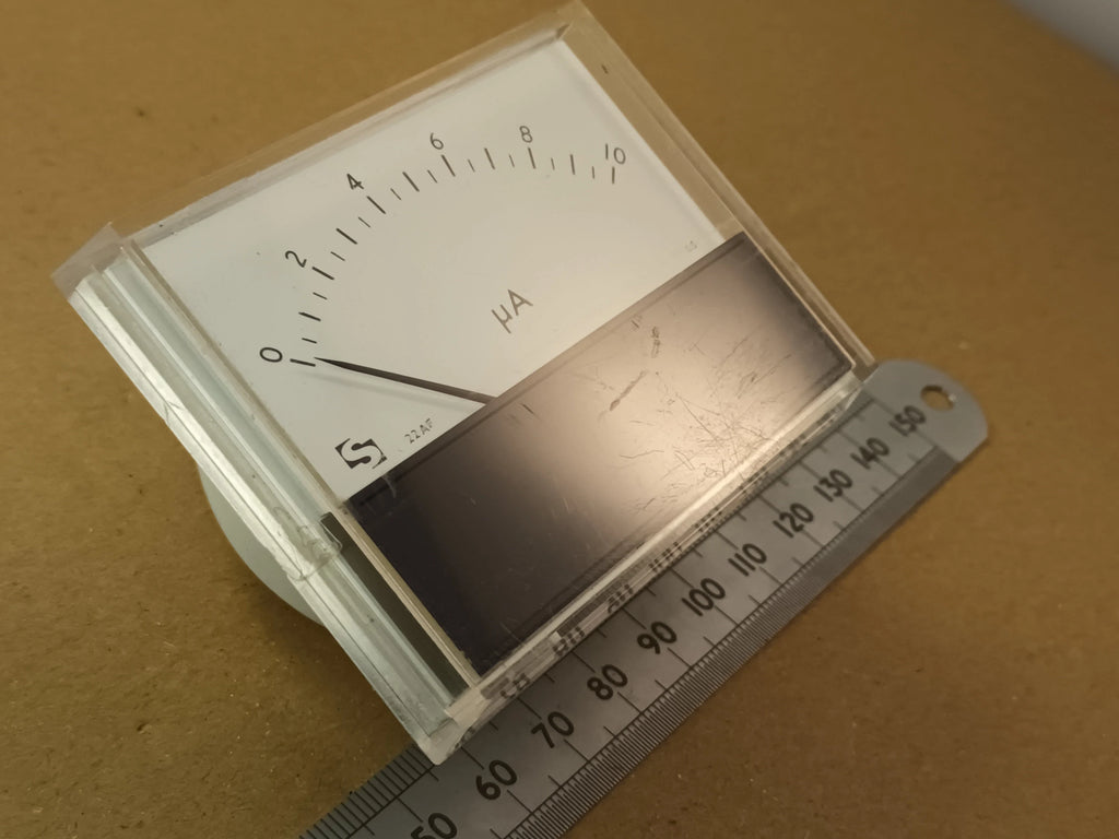 10uA 10 Microamp Very Low Current Moving Coil Meter by Sifam