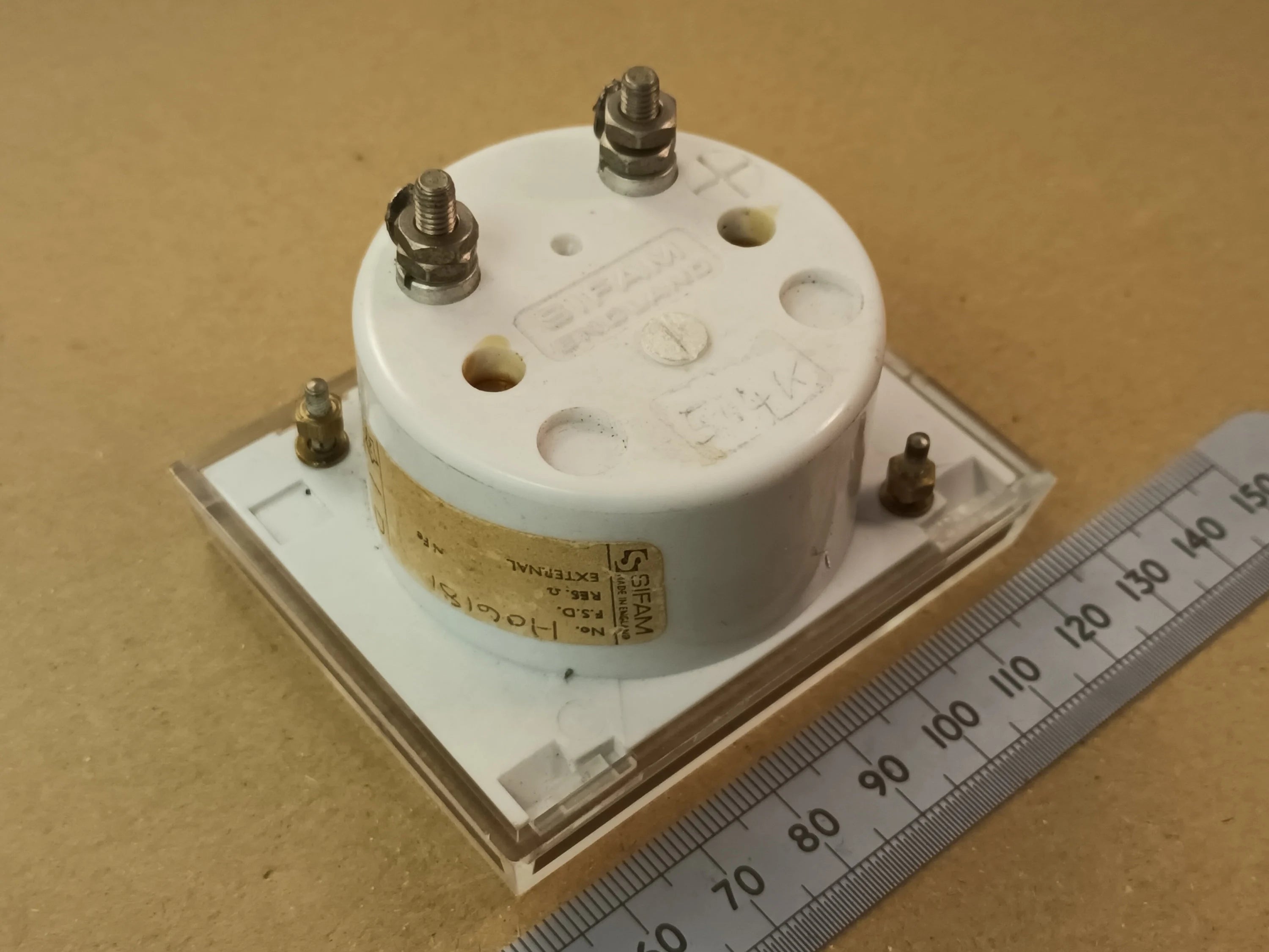 10uA 10 Microamp Very Low Current Moving Coil Meter by Sifam