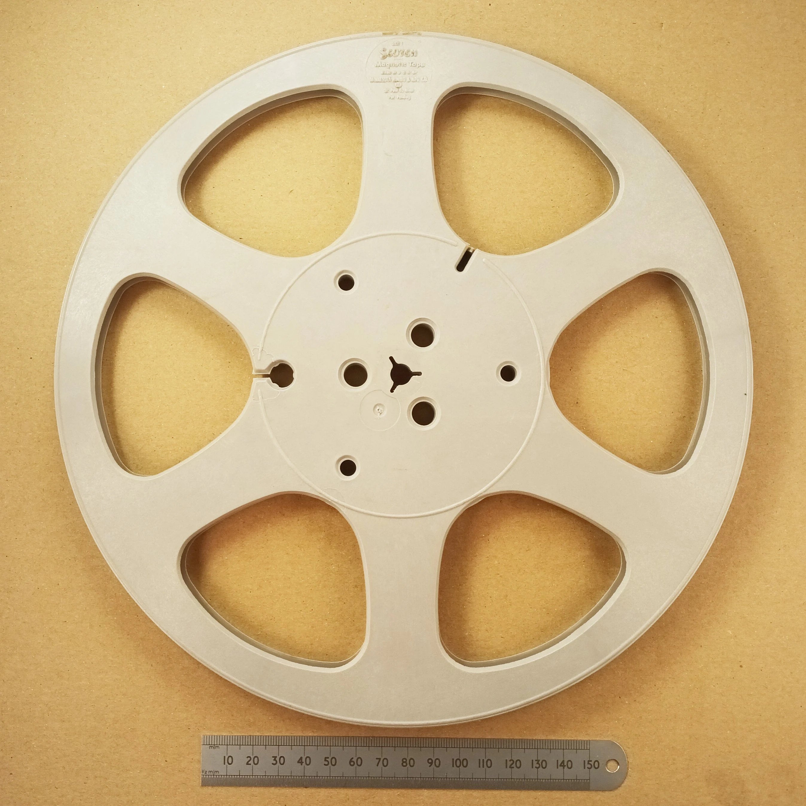 Recording Empty Take Up Tape Spool 10.5 Inch 267mm Reel by Scotch 3M Standard Small Center Hole