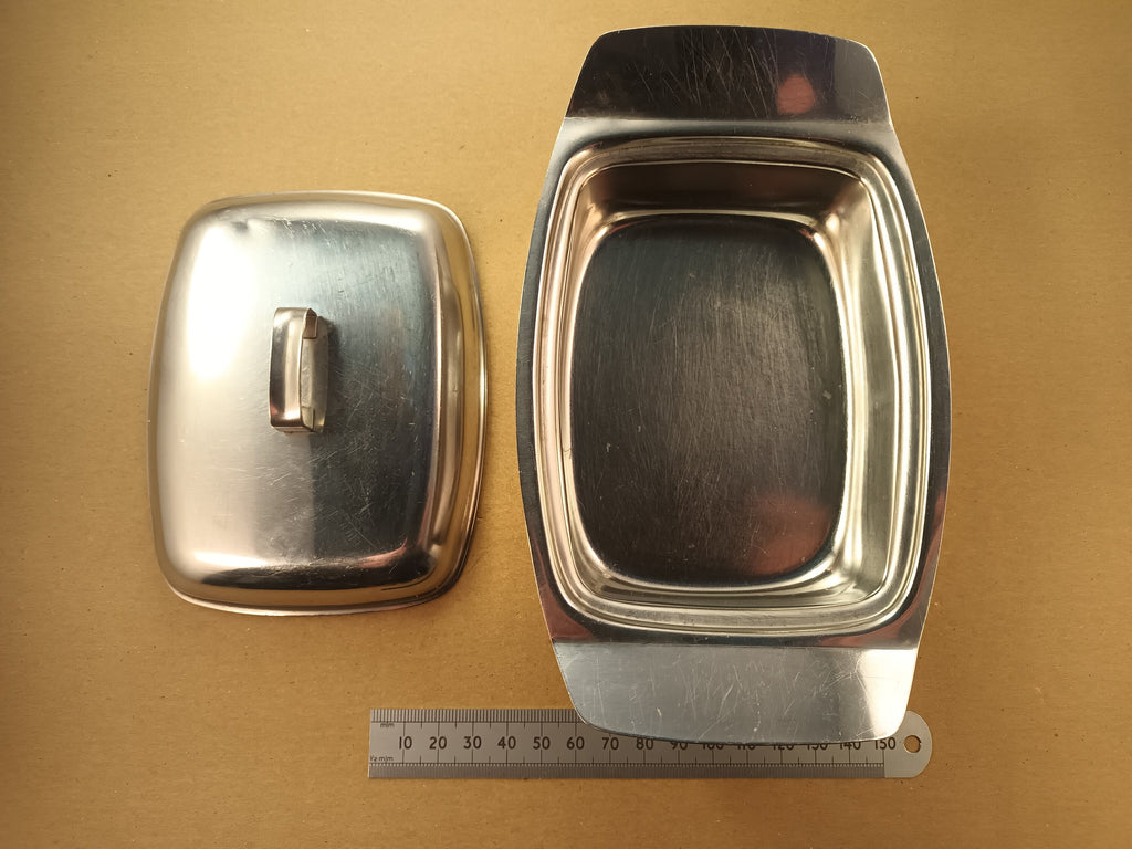 Butter Dish in Stainless Steel, Easy to Clean