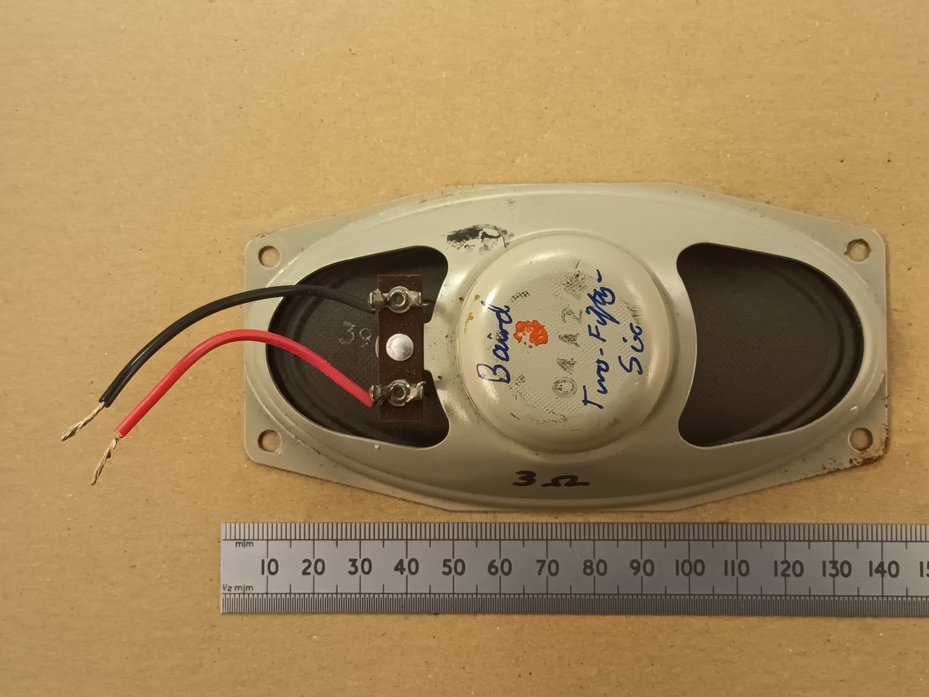 70 by 135mm 3 Ohm Voice Coil Oval Elliptical Transistor Radio Speaker Baird 256