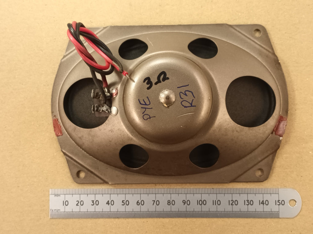 Transistor Radio Speaker 4 by 6 Inch 3 Ohm Elliptical Oval 105 by 155mm Loudspeaker Pye R31