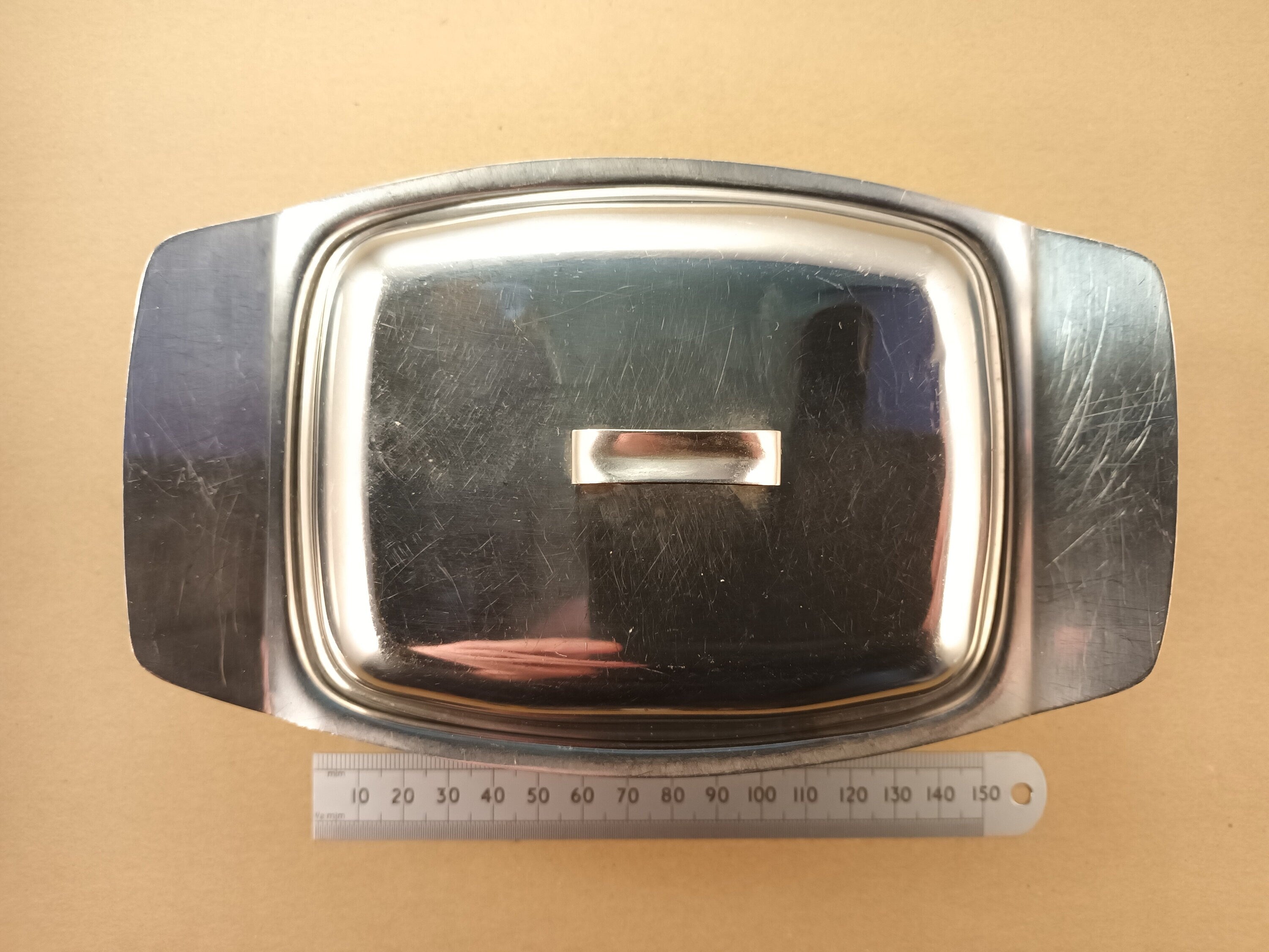 Butter Dish in Stainless Steel, Easy to Clean
