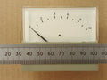100uA Microamp Moving Coil Meter With 10A Scale 72mm Width 0.1mA