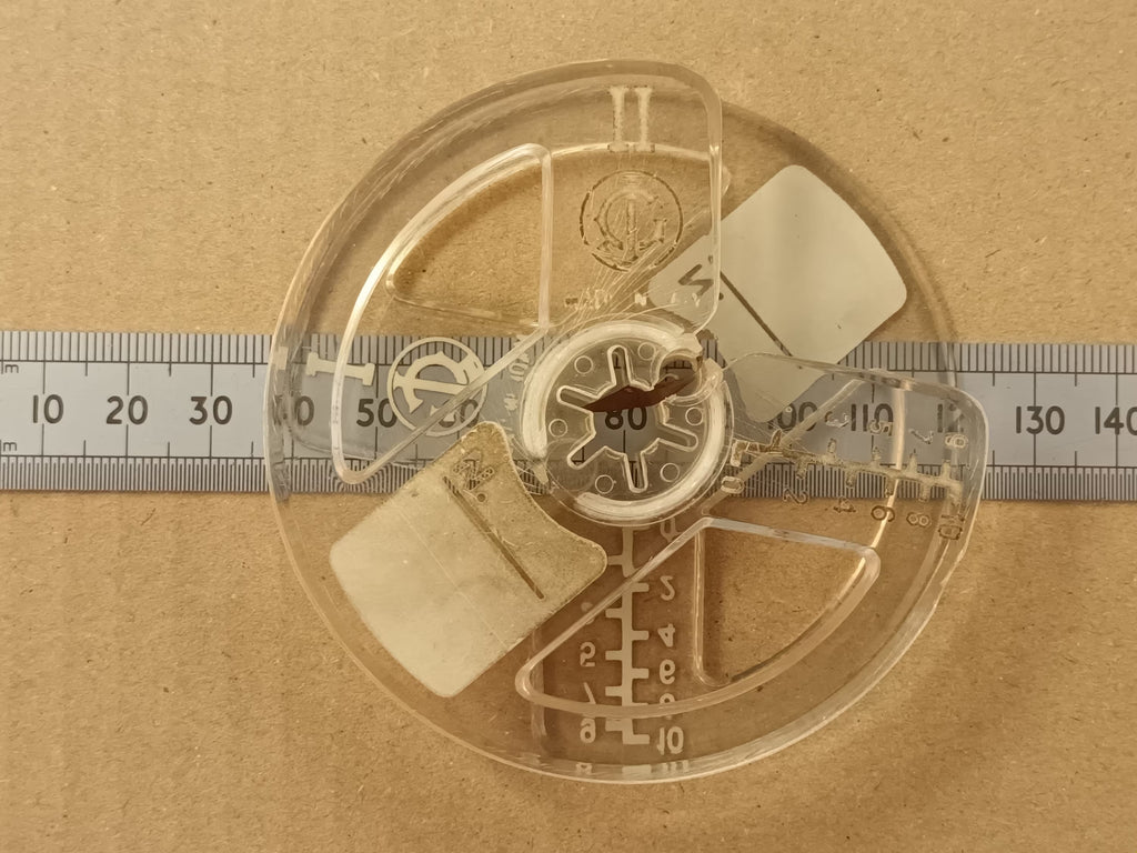 82mm 3.25 Italian Empty Reel-to-Reel Tape Recorder Spool