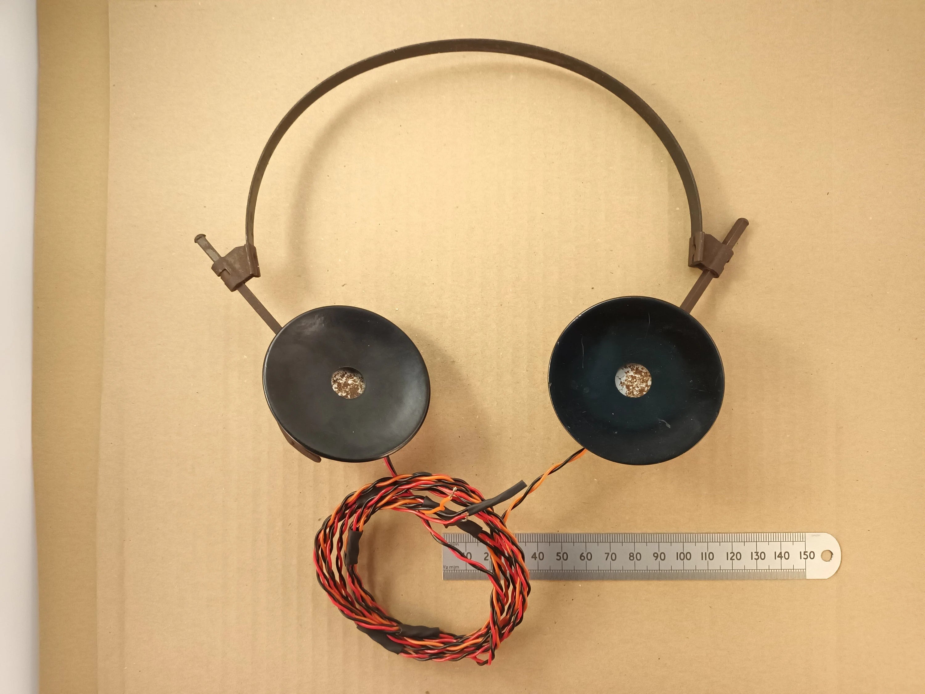 High Impedance Vintage Radio Headphones 4000 Ohm DC Resistance 12K Reactive