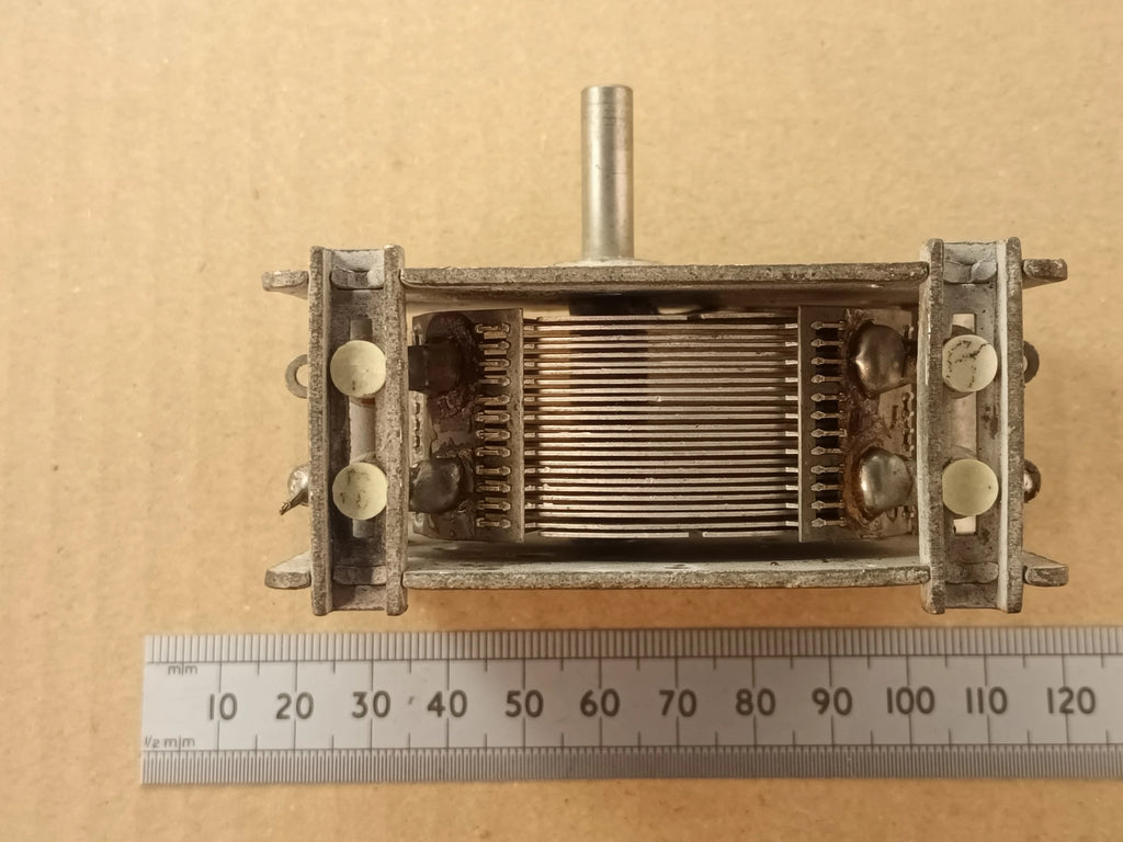 600pF Variable Capacitor Air Spaced for Crystal Sets, Radio Projects, or Loop Antennas