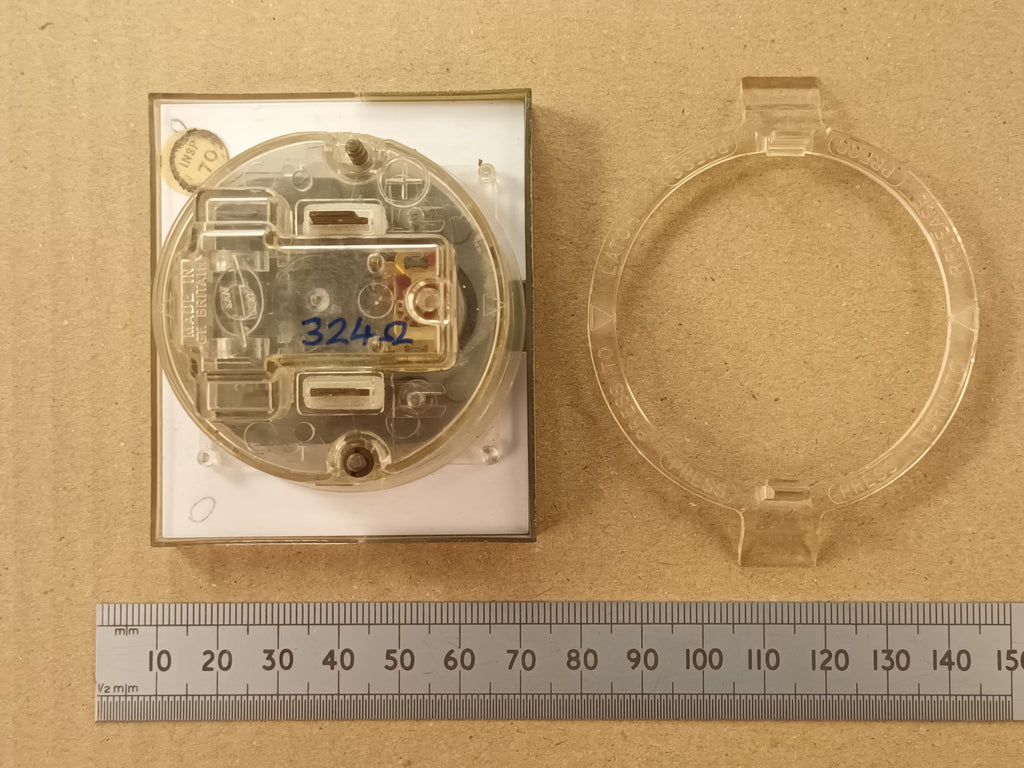 100uA Microamp Moving Coil Meter With 10A Scale 72mm Width 0.1mA