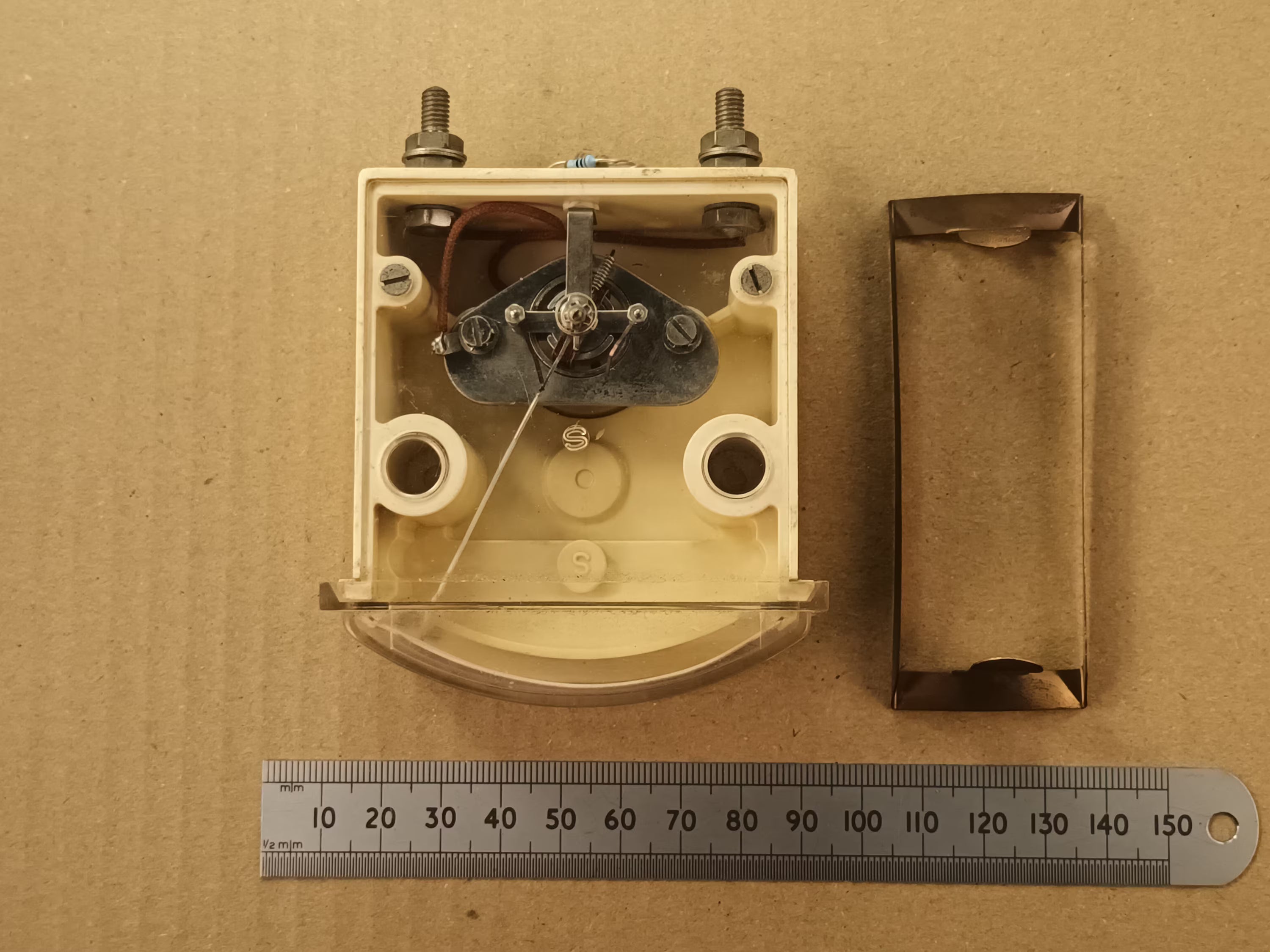 60mA D.C. F.S.D. Sideways Pointer Movement Moving Coil Meter Side Winking