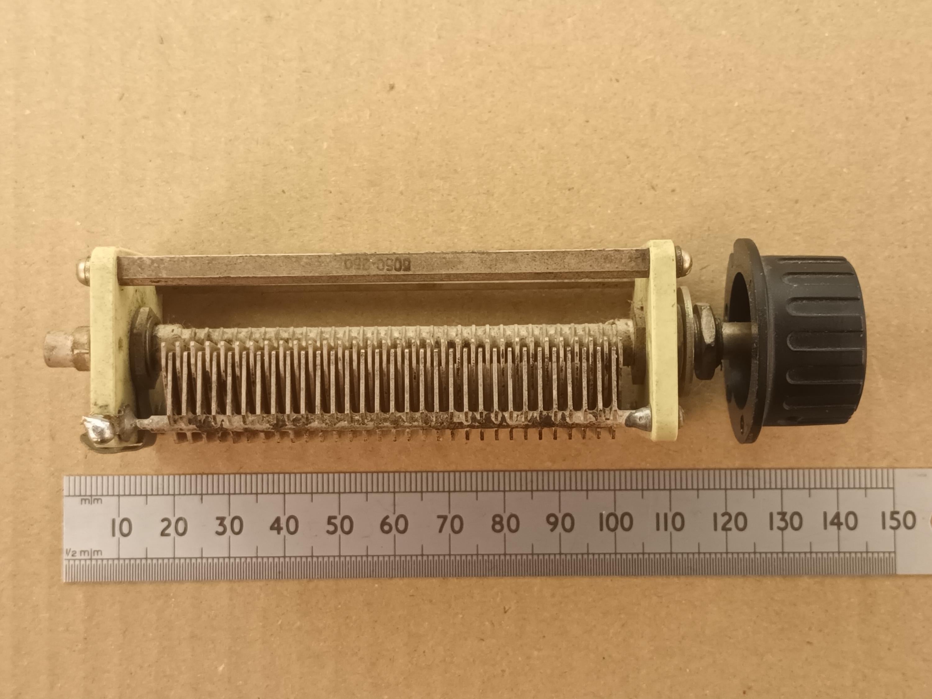 Variable Capacitor Higher Voltage 12pF to 270pF With Silver Plated Vanes