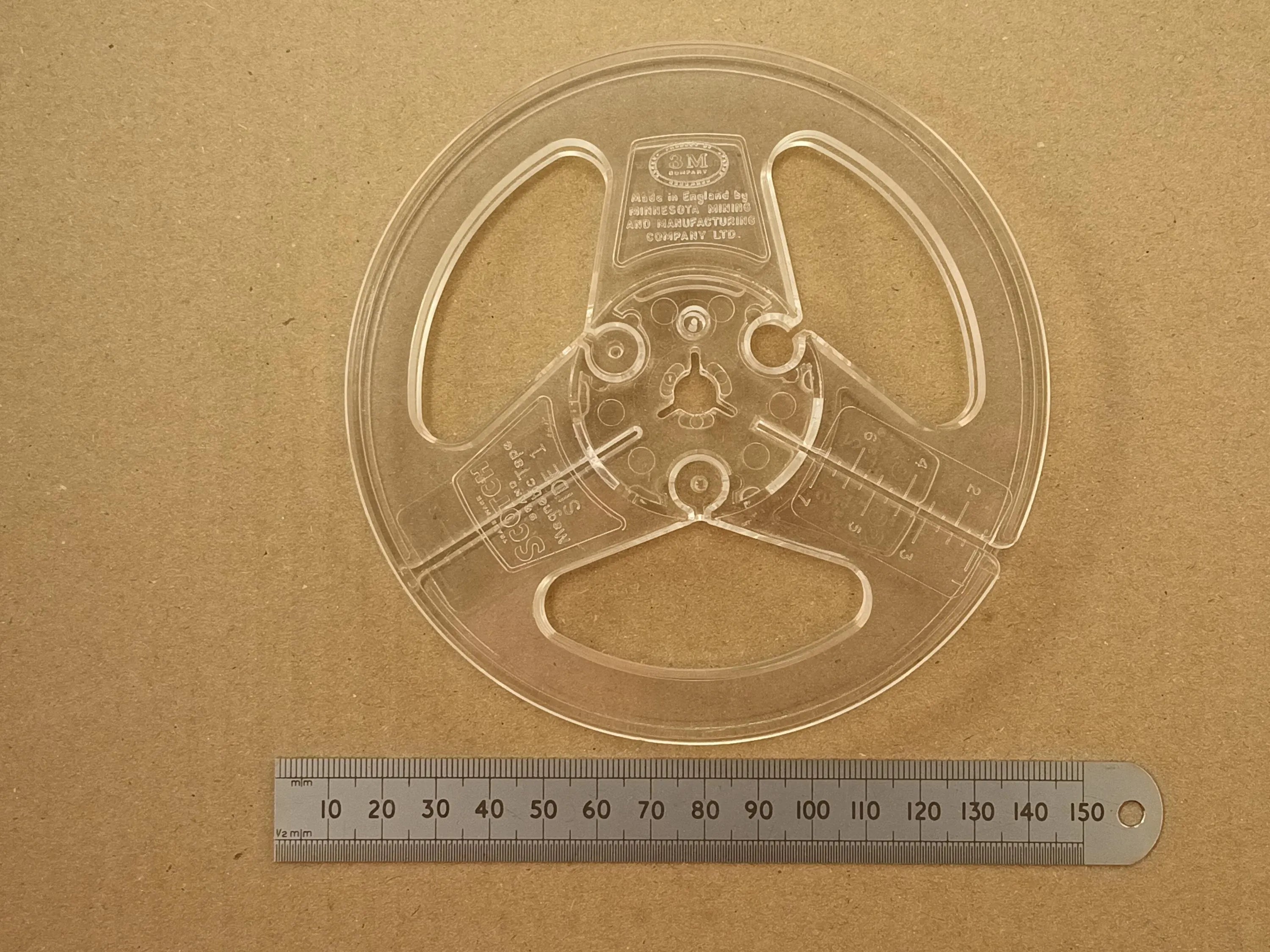 125mm 5 Inch Reel-to-Reel Recording Empty Take Up Tape Spool Scotch 3M