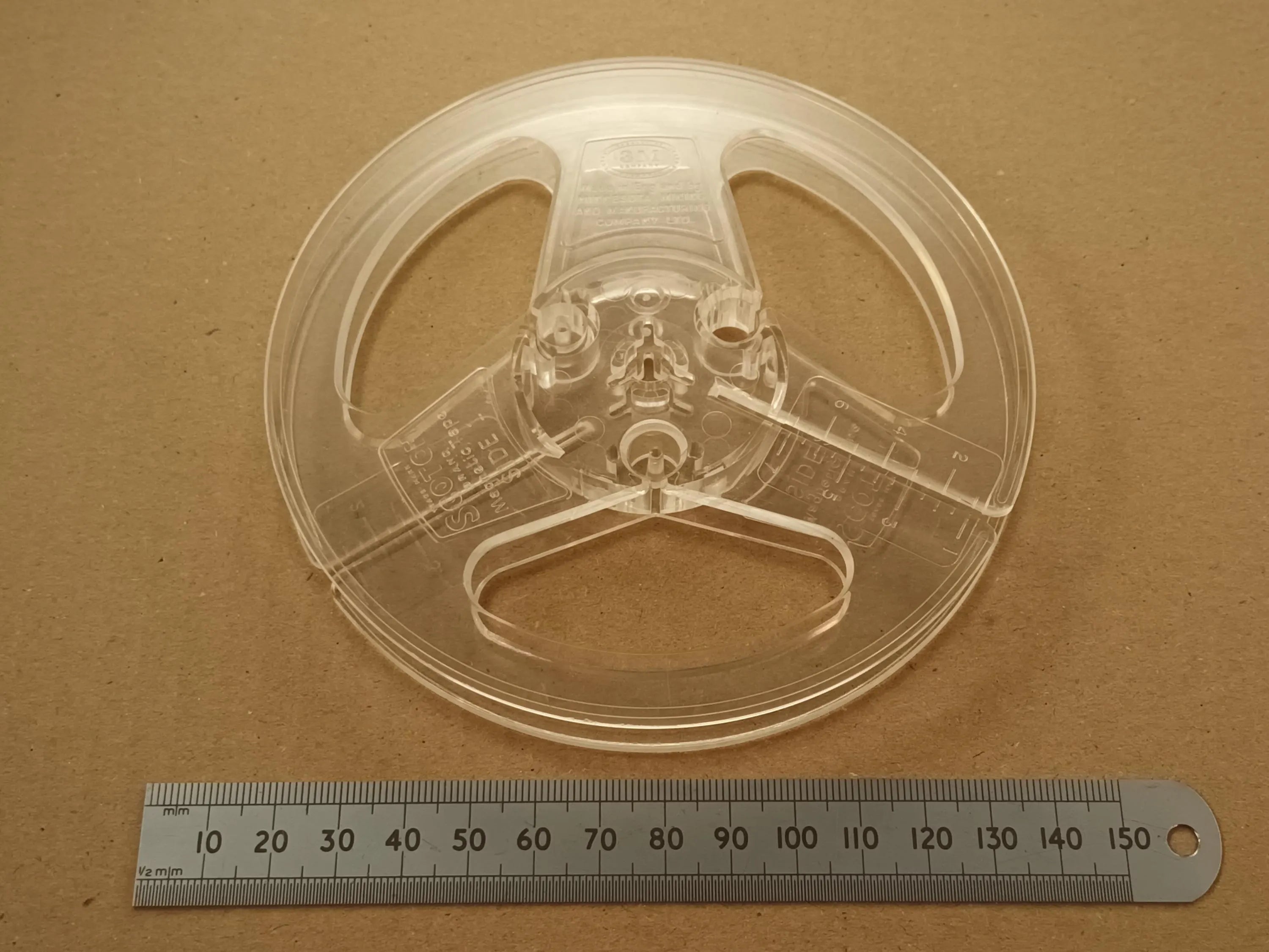 125mm 5 Inch Reel-to-Reel Recording Empty Take Up Tape Spool Scotch 3M