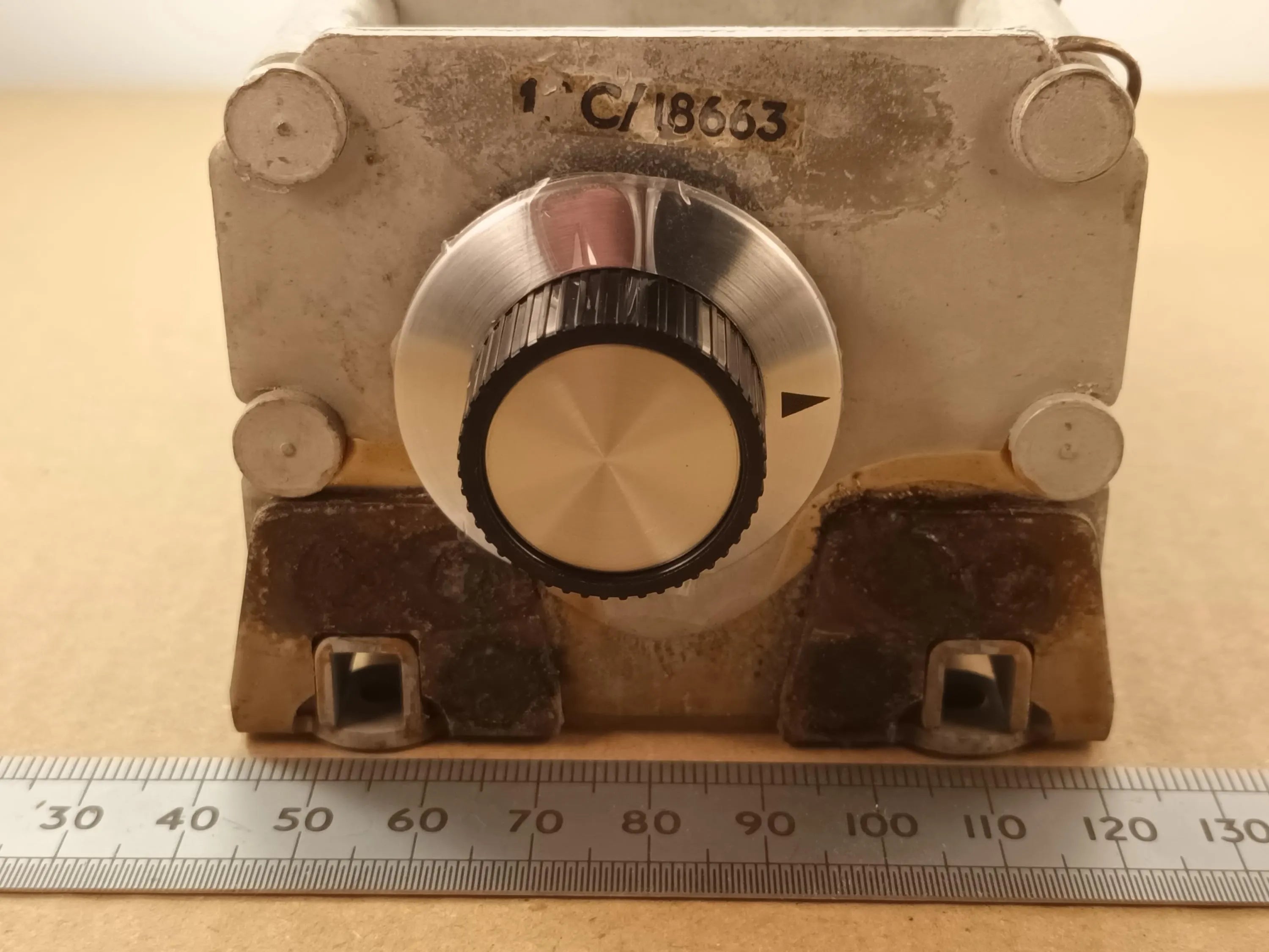 550pF X4 Variable Capacitor Four Gang Air Spaced