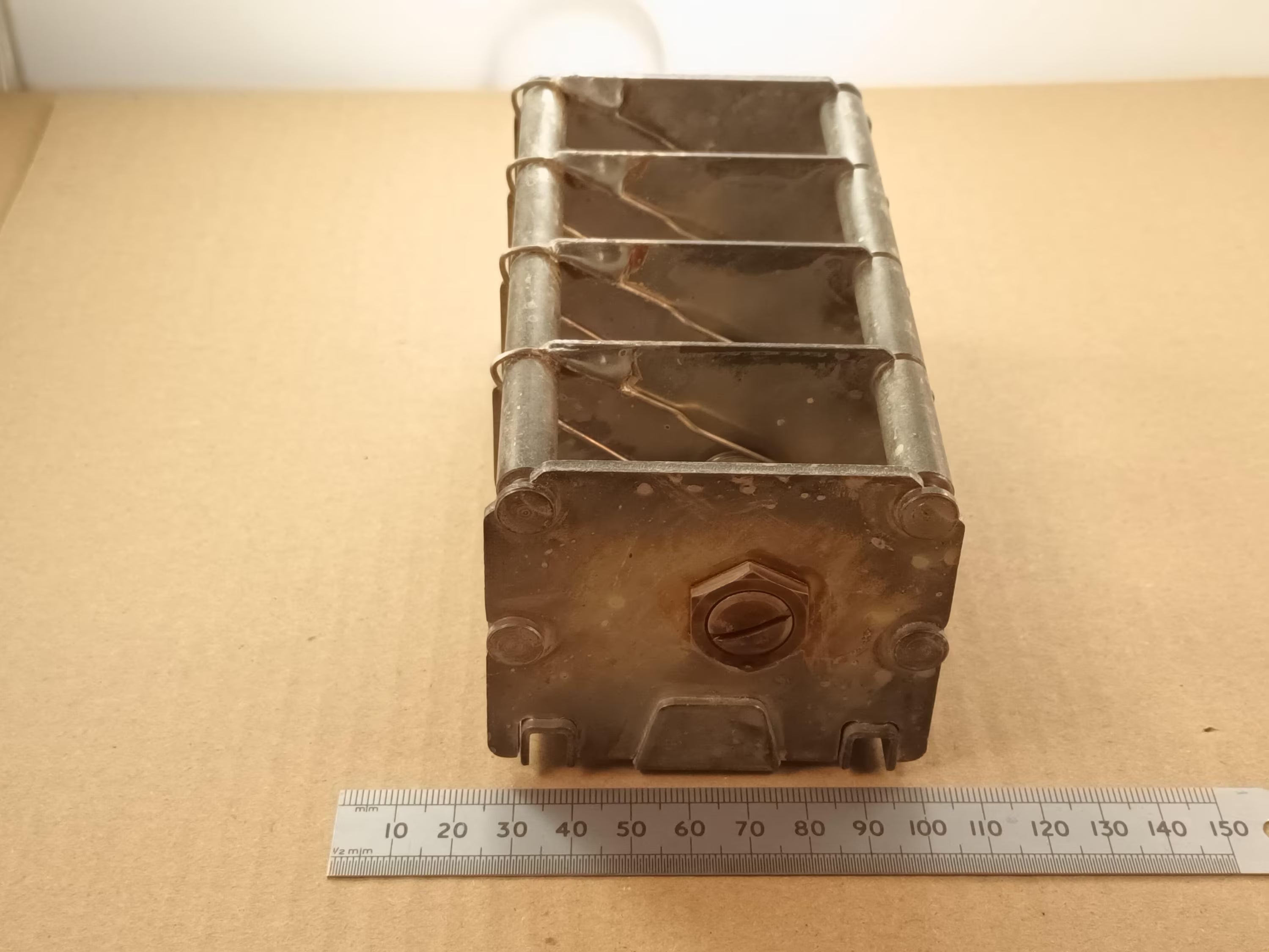 460pF X4 Variable Capacitor Four Gang Air Spaced