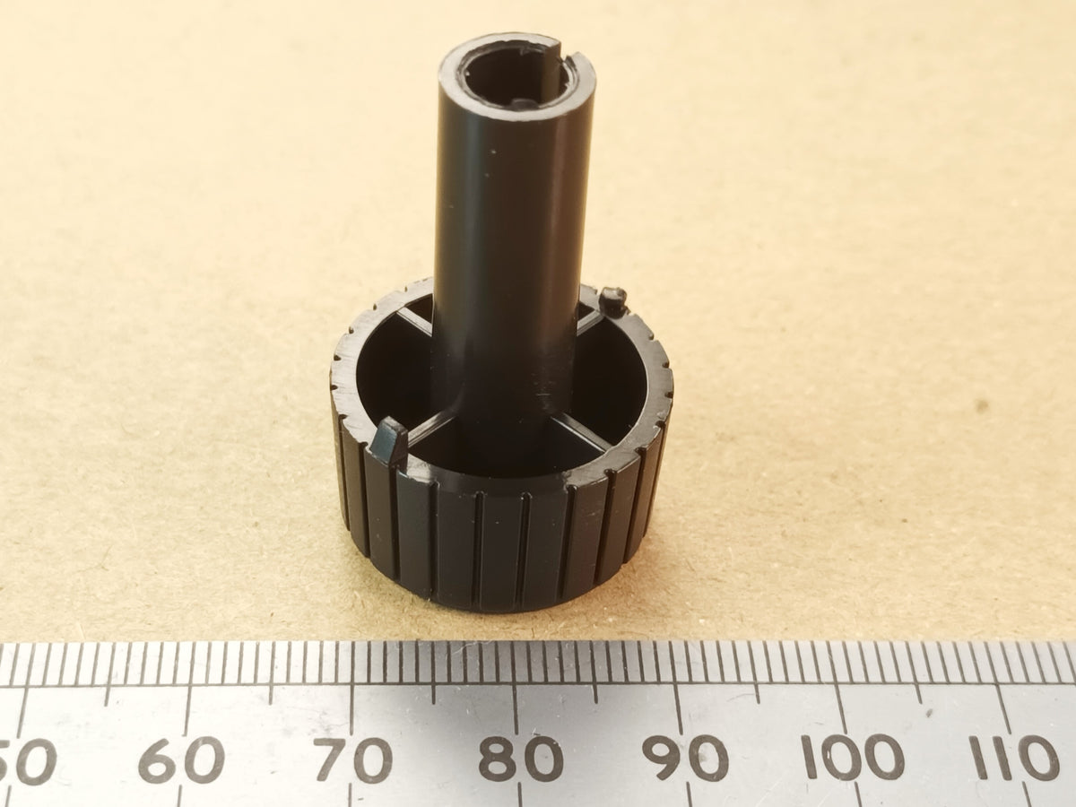 Through Panel Extension Knob for 6mm Splined Shaft T18 Pots 30mm Long 22mm Diameter