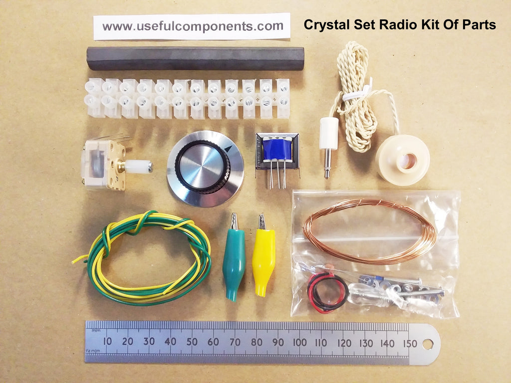 Crystal Set Radio Kit With Full Online Instructions And Transistor Option CBCSRK-1