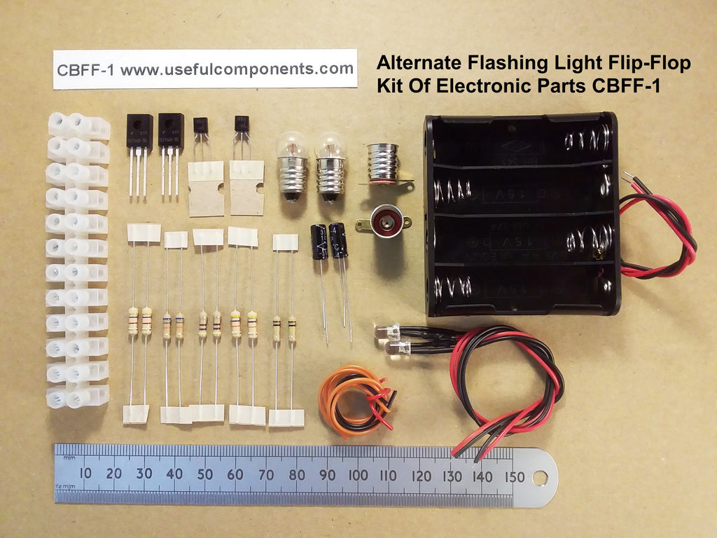 Flashing Light Flip-Flop Kit With Full Online Instructions CBFF-1