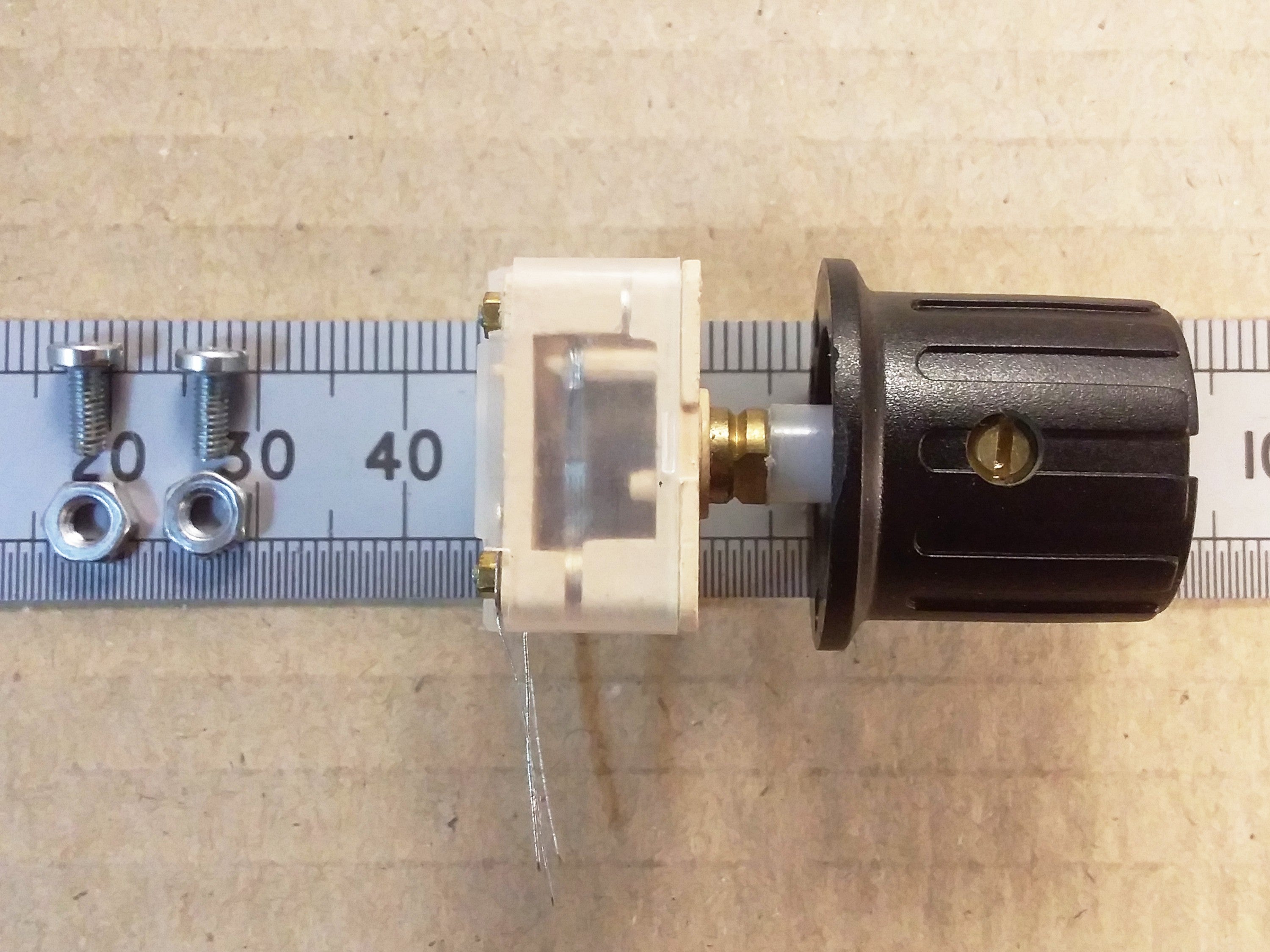 Variable Capacitor Dual Gang For AM Radio Projects Screws Control Knob 65pF 145pF