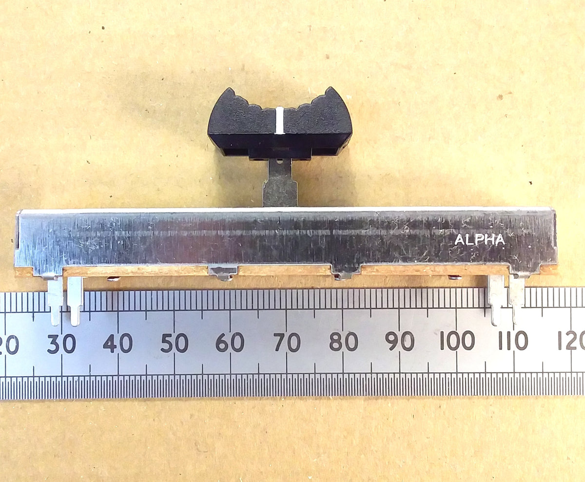 Slider Potentiometer 60mm Travel Fader, Logarithmic Linear & Antilog A B C AL60