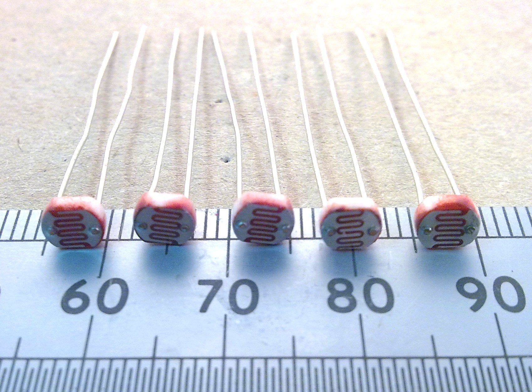 Light Dependant Resistors LDR Photoresistor CdS Cell, Light Detector Sensor
