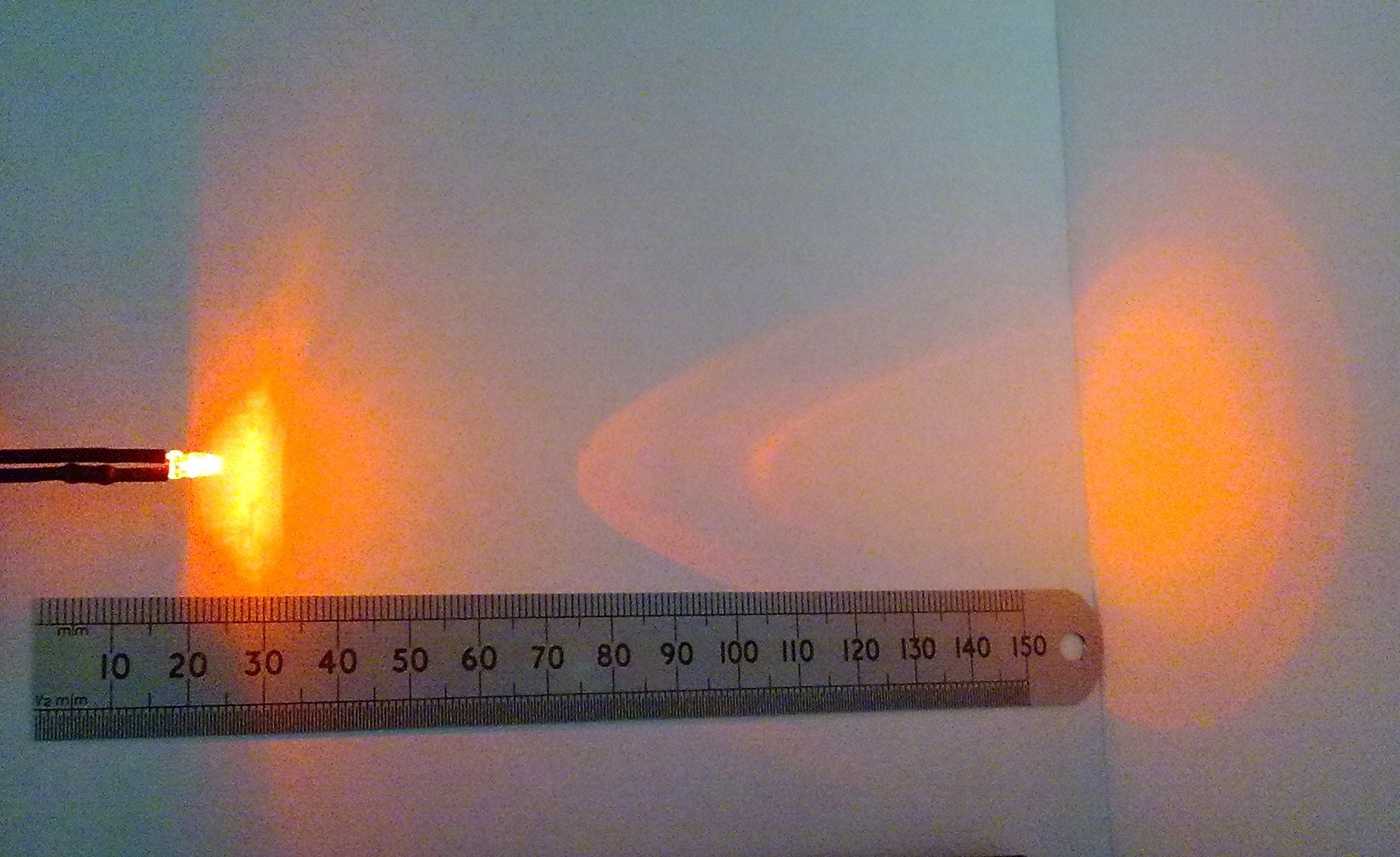 12V 3mm LED 6V to 12 Volt Pre Wired Clear High Brightness, Constant