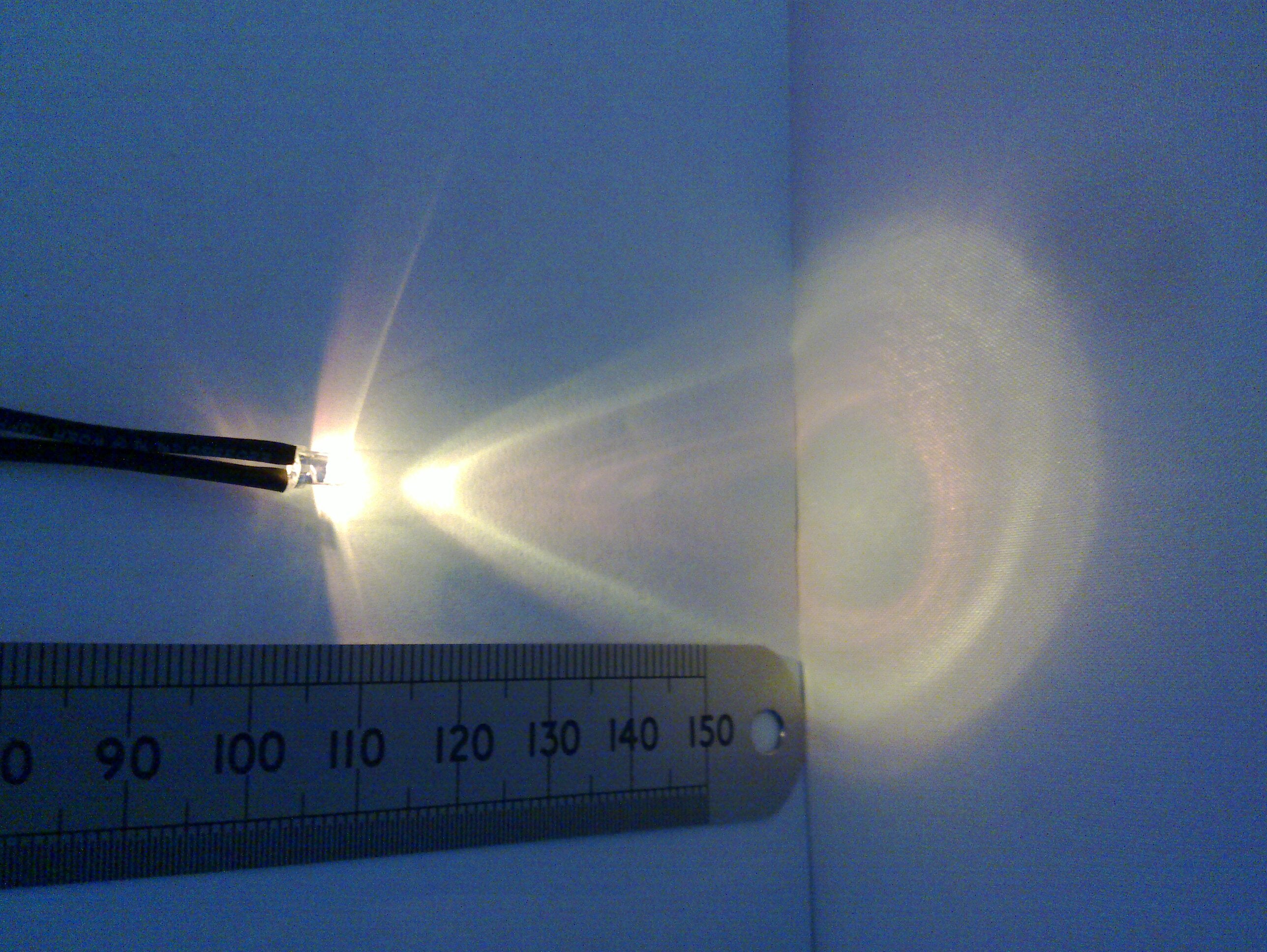 12V 3mm LED 6V to 12 Volt Pre Wired Clear High Brightness, Constant