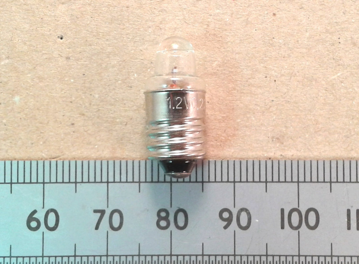 MES E10 Torch Light Bulb, Flashlight, Indicator Lamp Various Voltages and Currents