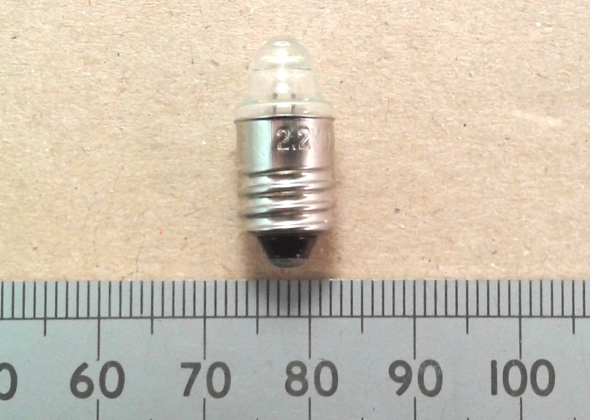 MES E10 Torch Light Bulb, Flashlight, Indicator Lamp Various Voltages and Currents