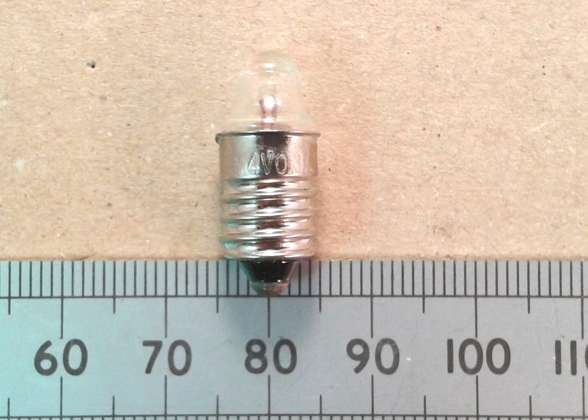 MES E10 Torch Light Bulb, Flashlight, Indicator Lamp Various Voltages and Currents