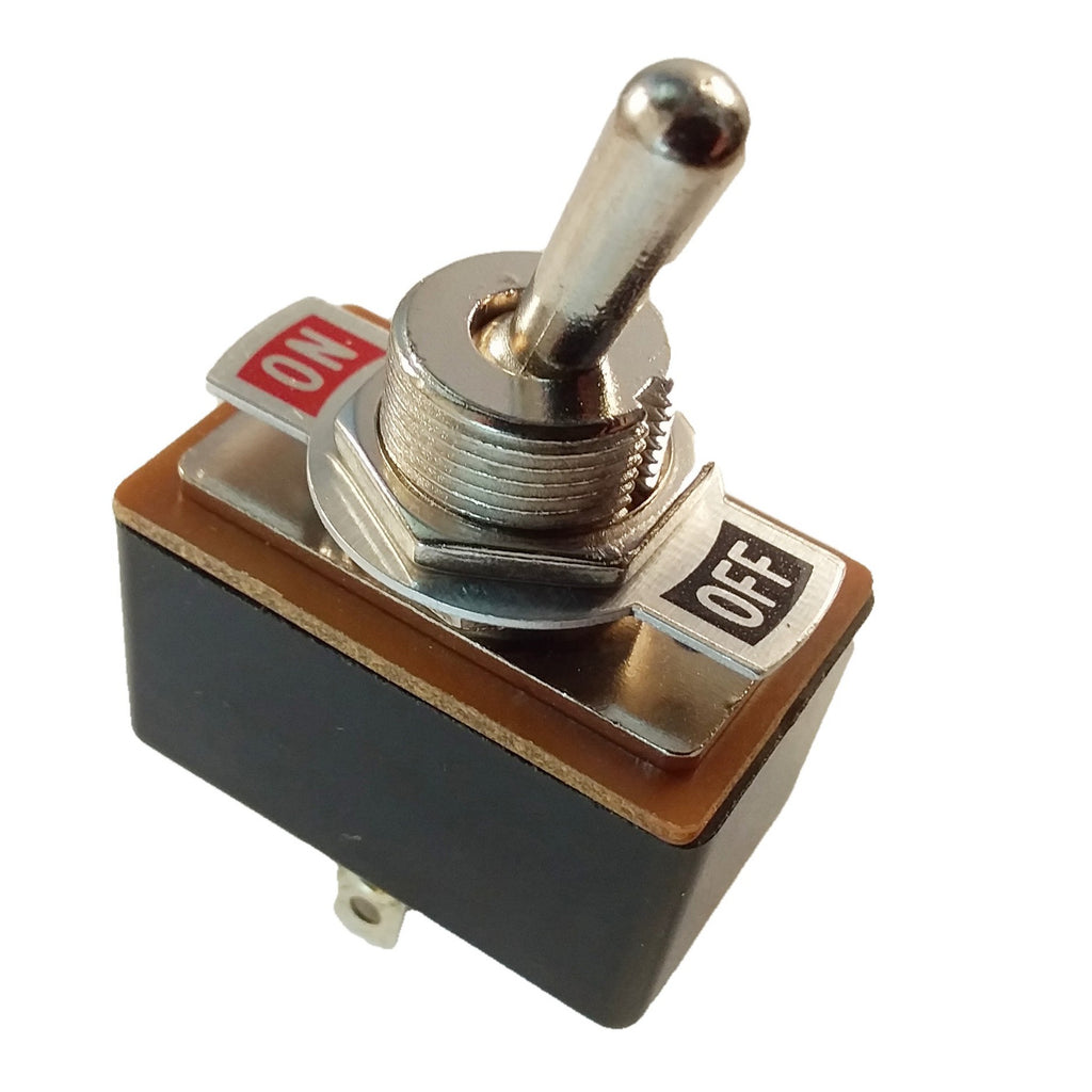 Mains Power Toggle Switch DPDT 250V 1.5A With On Off Plate Bezel