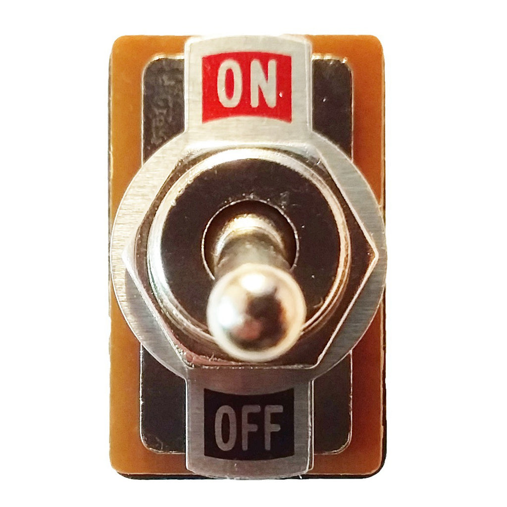 Mains Power Toggle Switch DPDT 250V 1.5A With On Off Plate Bezel