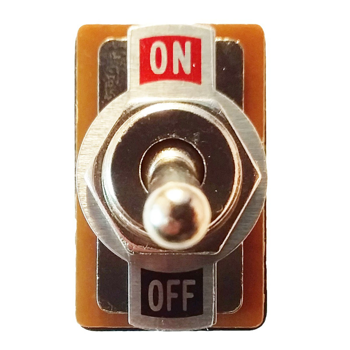 Mains Power Toggle Switch DPDT 250V 1.5A With On Off Plate Bezel