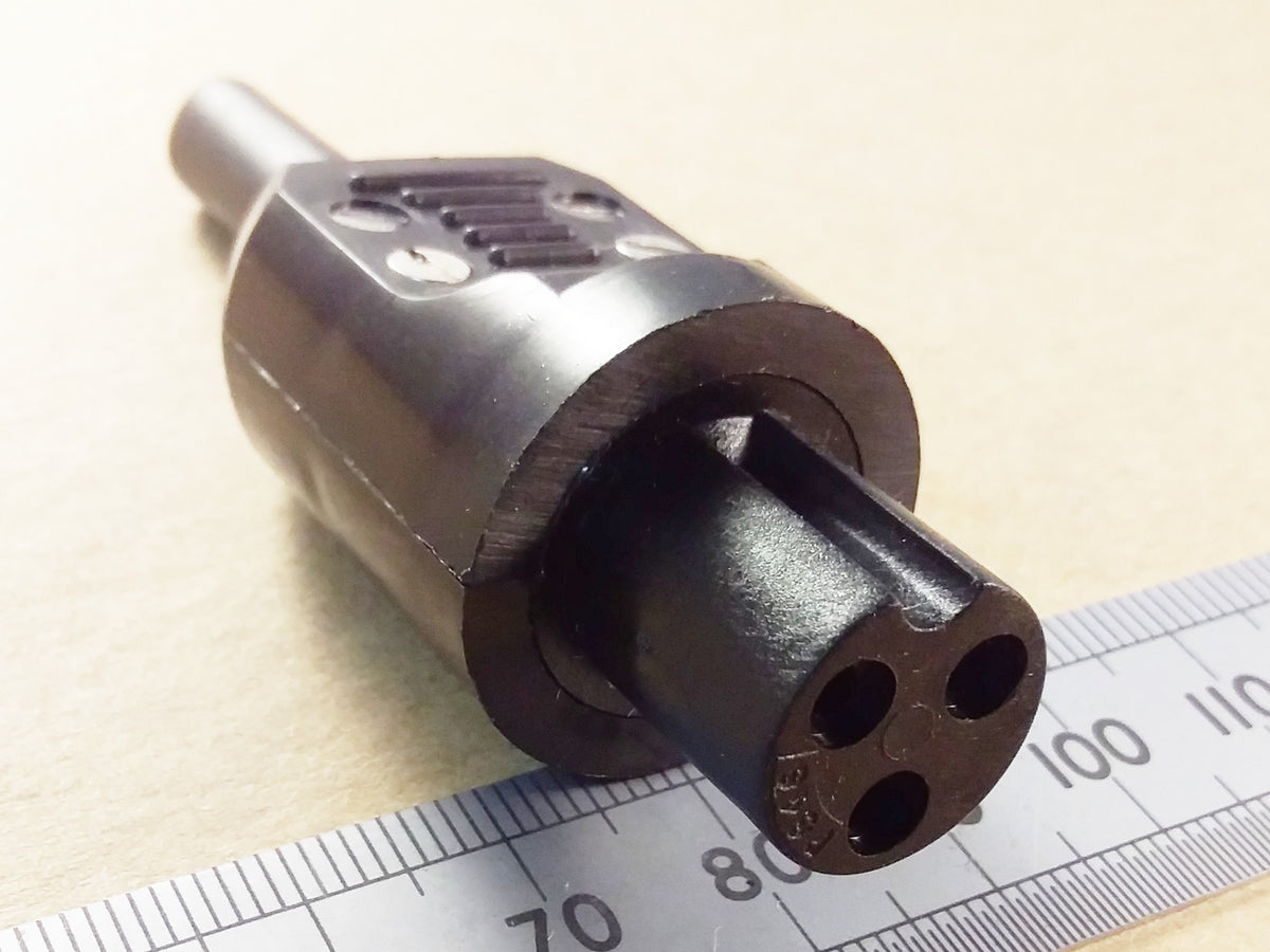 Bulgin Plug 3 Pin Line Socket Power Connector Mains Cable Inlet Hard Case