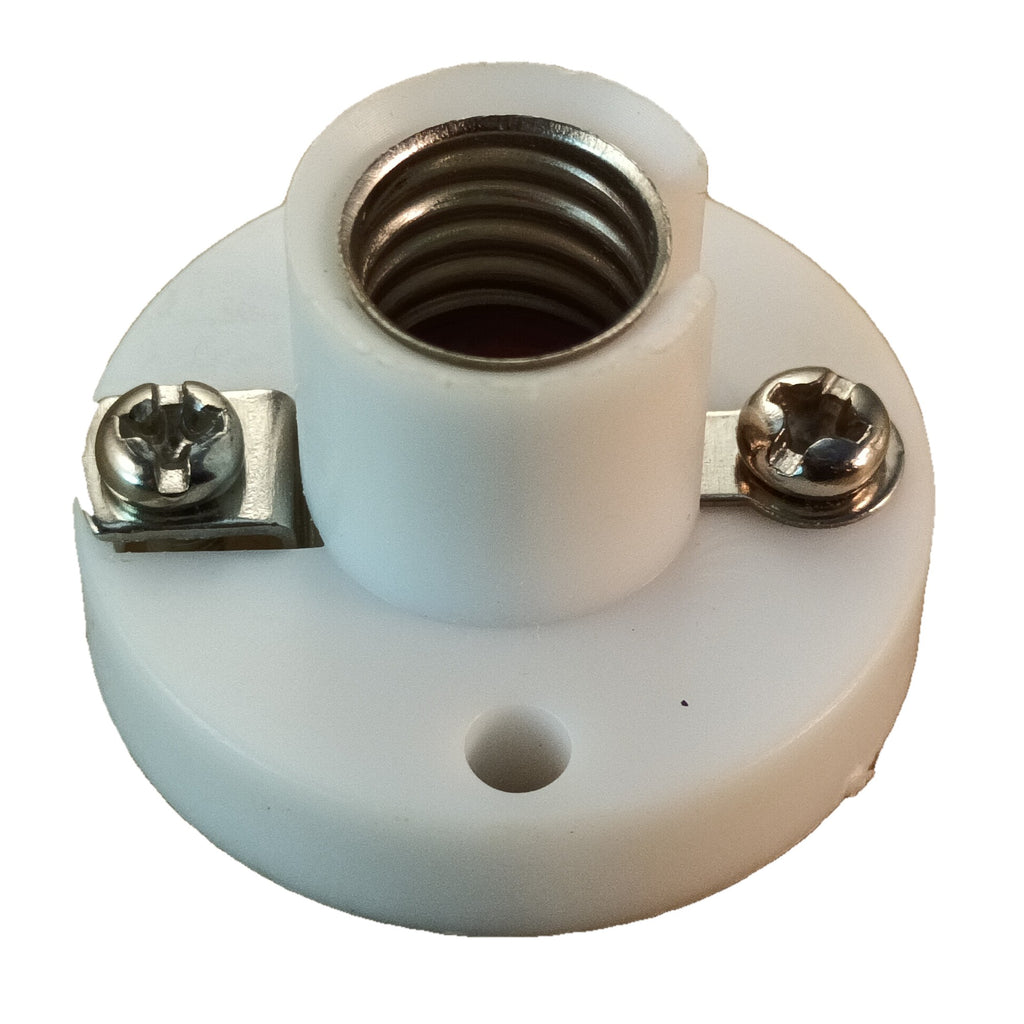 MES Bulb Holder E10 Batten Mounting Lamp Holder White