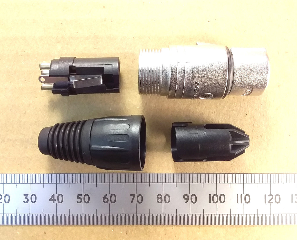 Neutrik 3 Pole XLR NC3FX Female Cable Line Socket Balanced Audio Connector