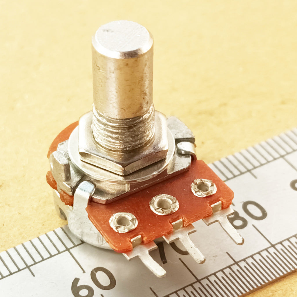 Linear Taper Potentiometer 6.3mm 0.25 Round Shaft 16mm B RSP63