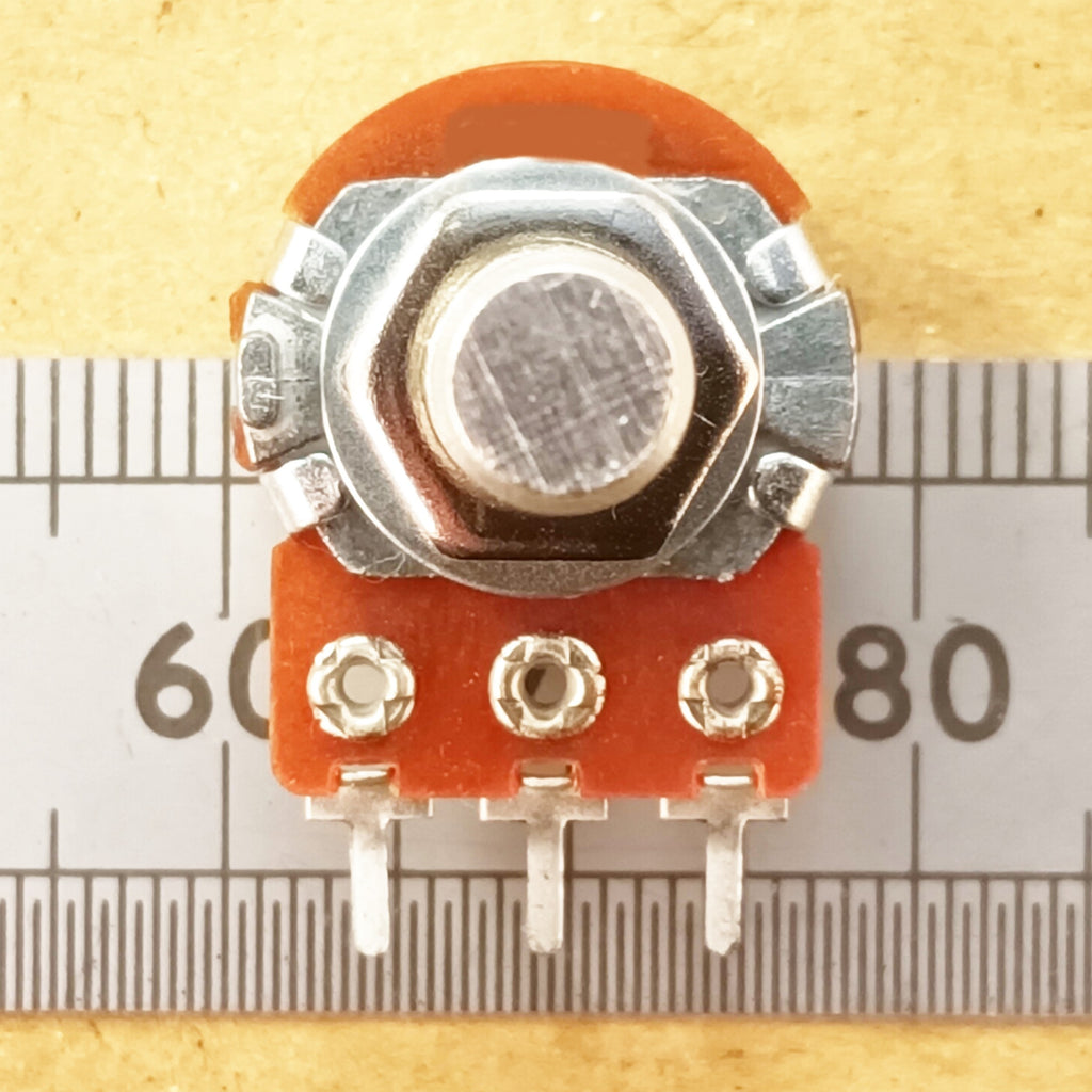 Linear Taper Potentiometer 6.3mm 0.25 Round Shaft 16mm B RSP63