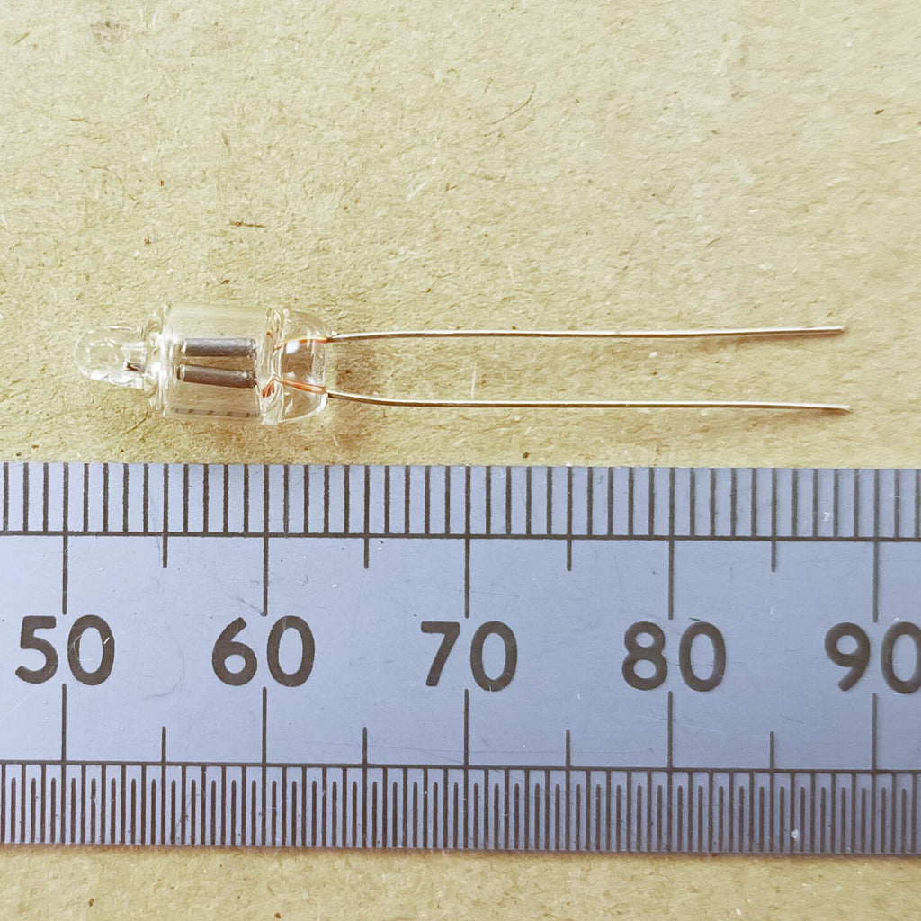Miniature Neon Bulb 6mm Diameter Mains Indicator Cold Cathode Glow Lamp