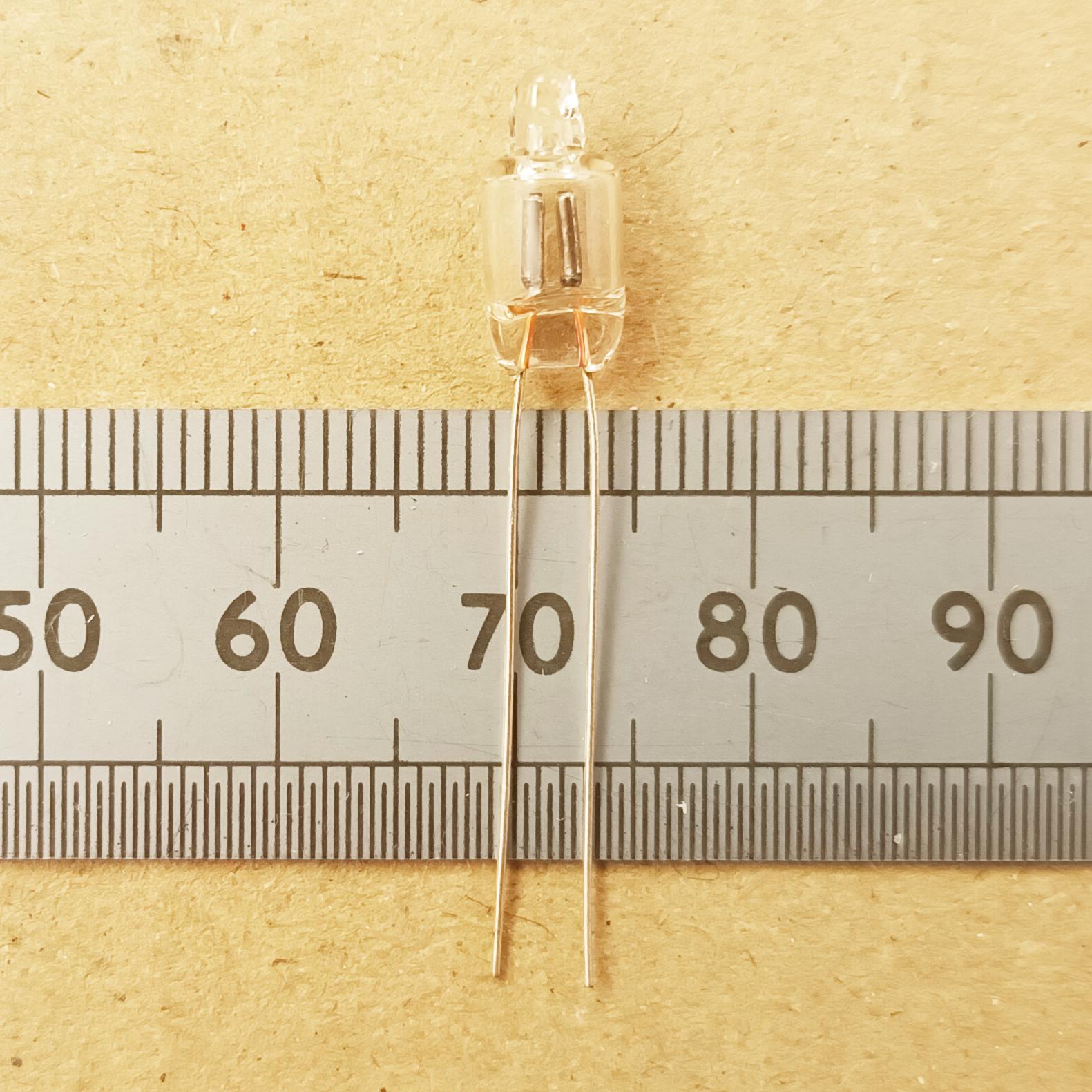 Miniature Neon Bulb 6mm Diameter Mains Indicator Cold Cathode Glow Lamp