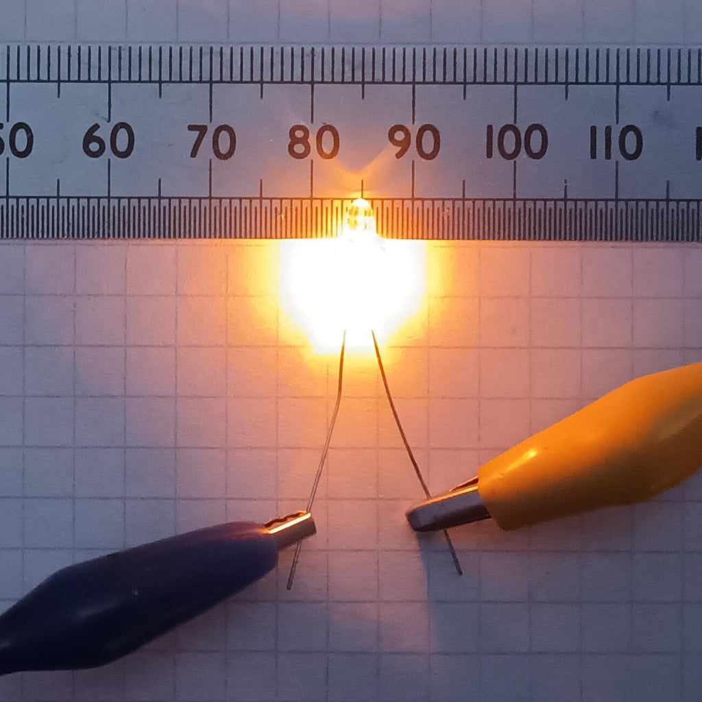 Miniature Neon Bulb 6mm Diameter Mains Indicator Cold Cathode Glow Lamp
