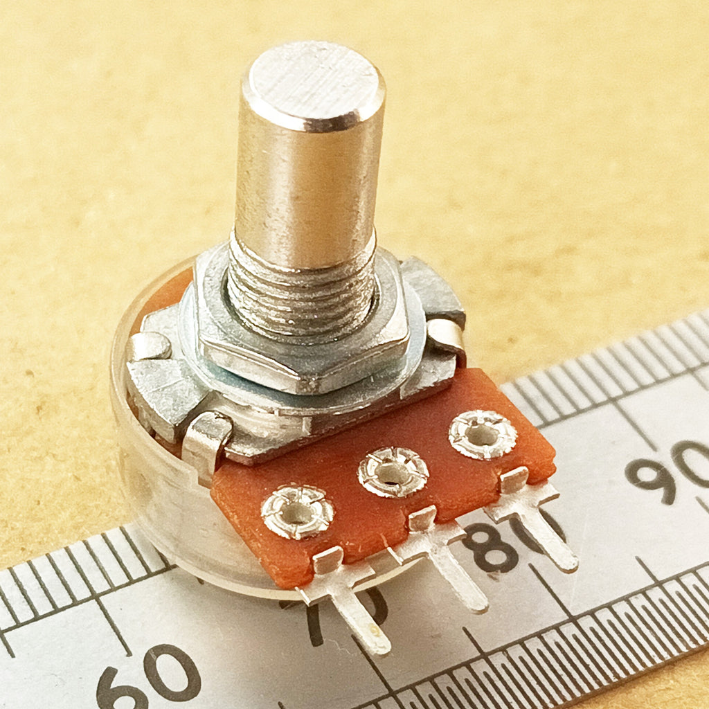 Logarithmic Audio Potentiometer 0.25" Quarter Inch Round Shaft A RSP63