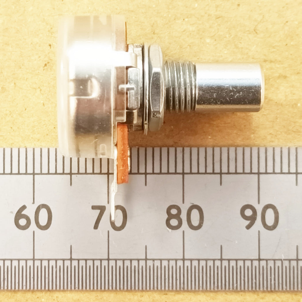 Potentiometer 6.3mm 0.25 Inch Round Shaft Pins 16mm Reverse Audio C RSP63