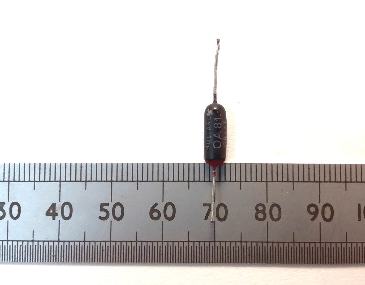 Mullard 0A81 Germanium Point Contact Crystal Set Diode Tested OA81