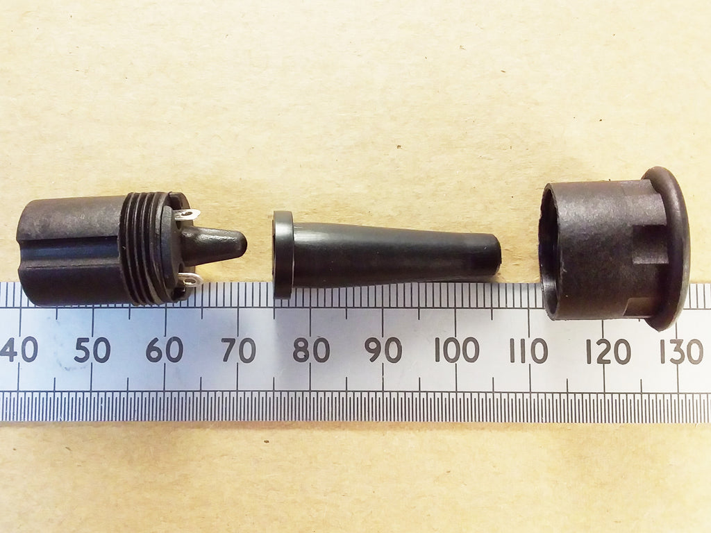 Weller TCP Soldering Iron Plug Bulgin 3 Pin Power Connector 24V