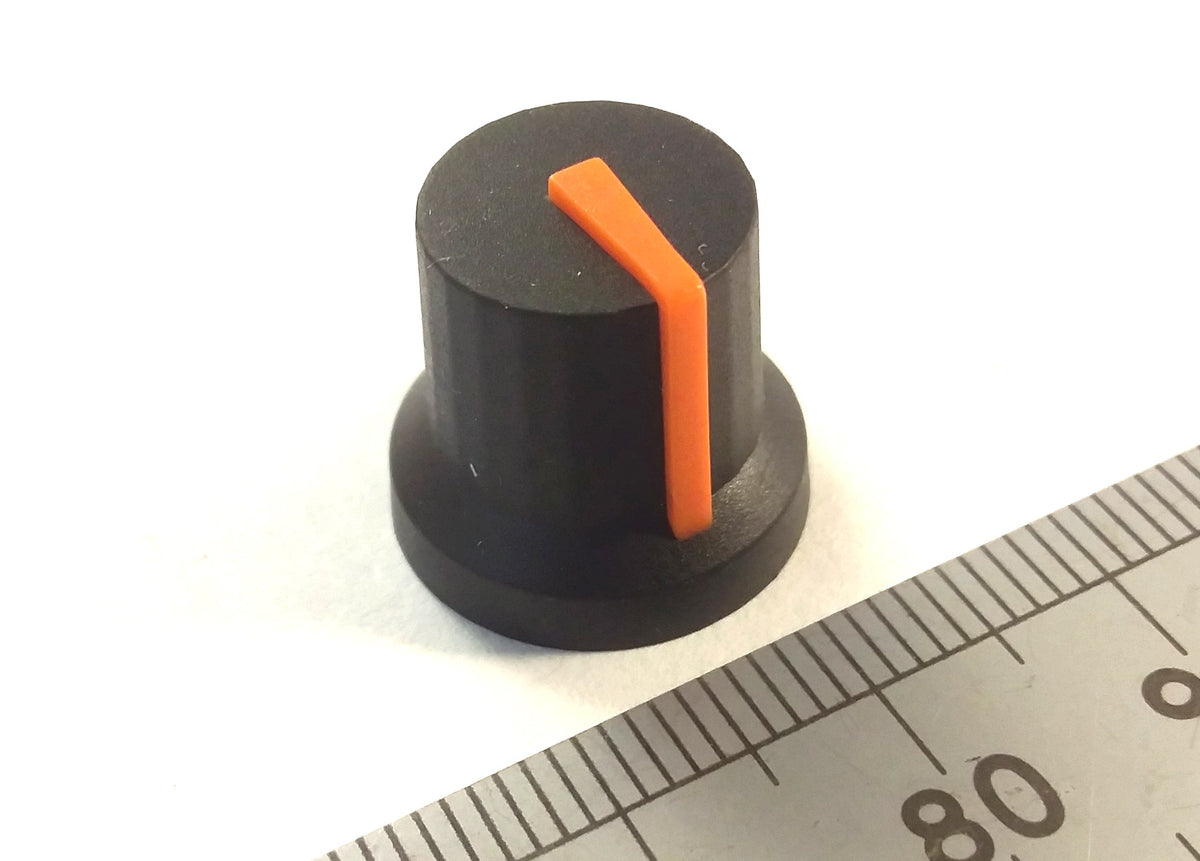 Potentiometer Control Knob For 6mm D Shaft Pots with Colored Line K87MBR D60