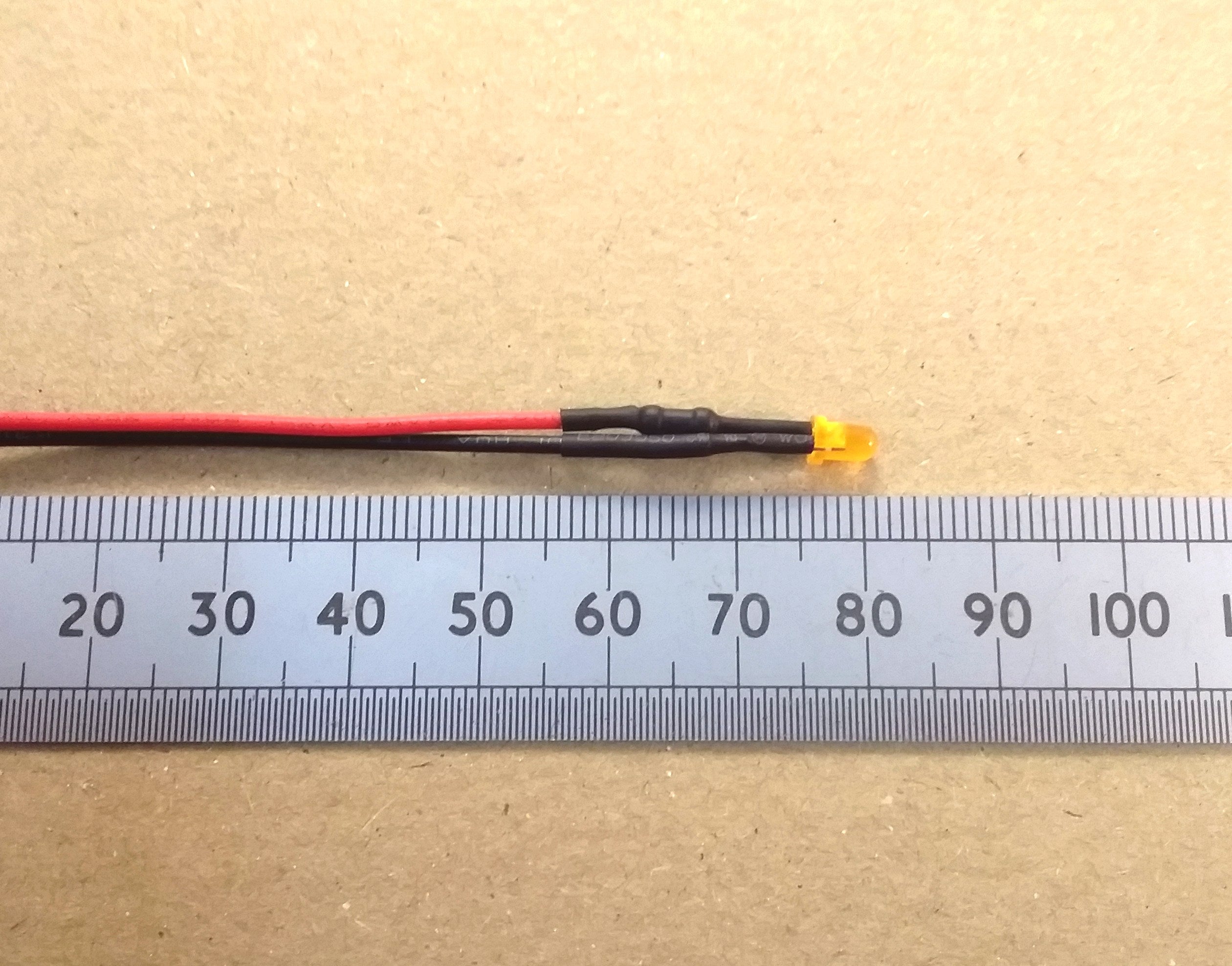 3mm Diffused LED 12 Volt 12V Pre-Wired Constant